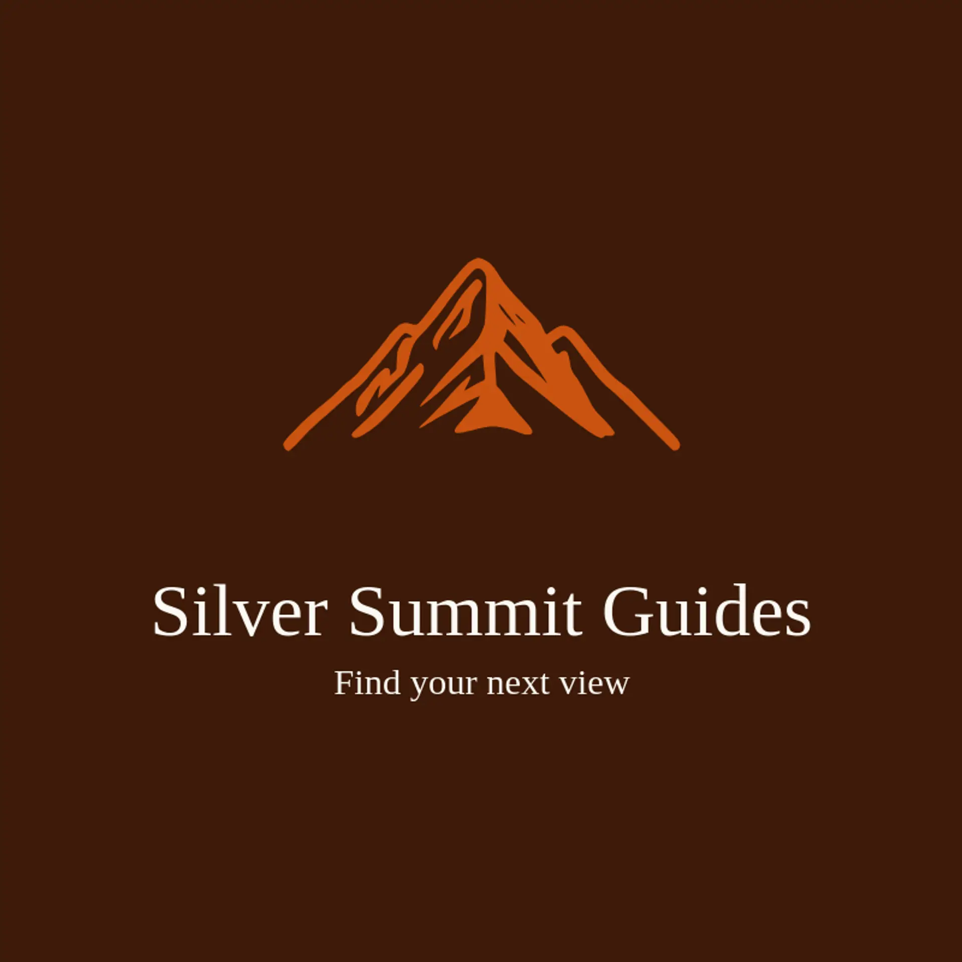Silver Summit Guides logo for winter