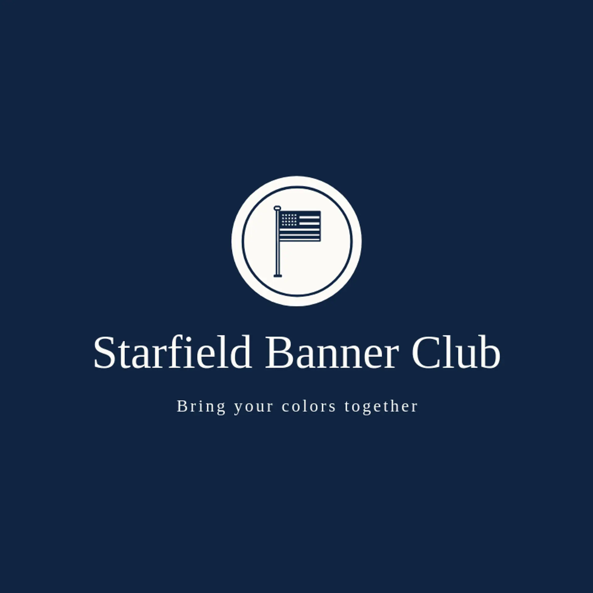 Starfield Banner Club logo for american flag