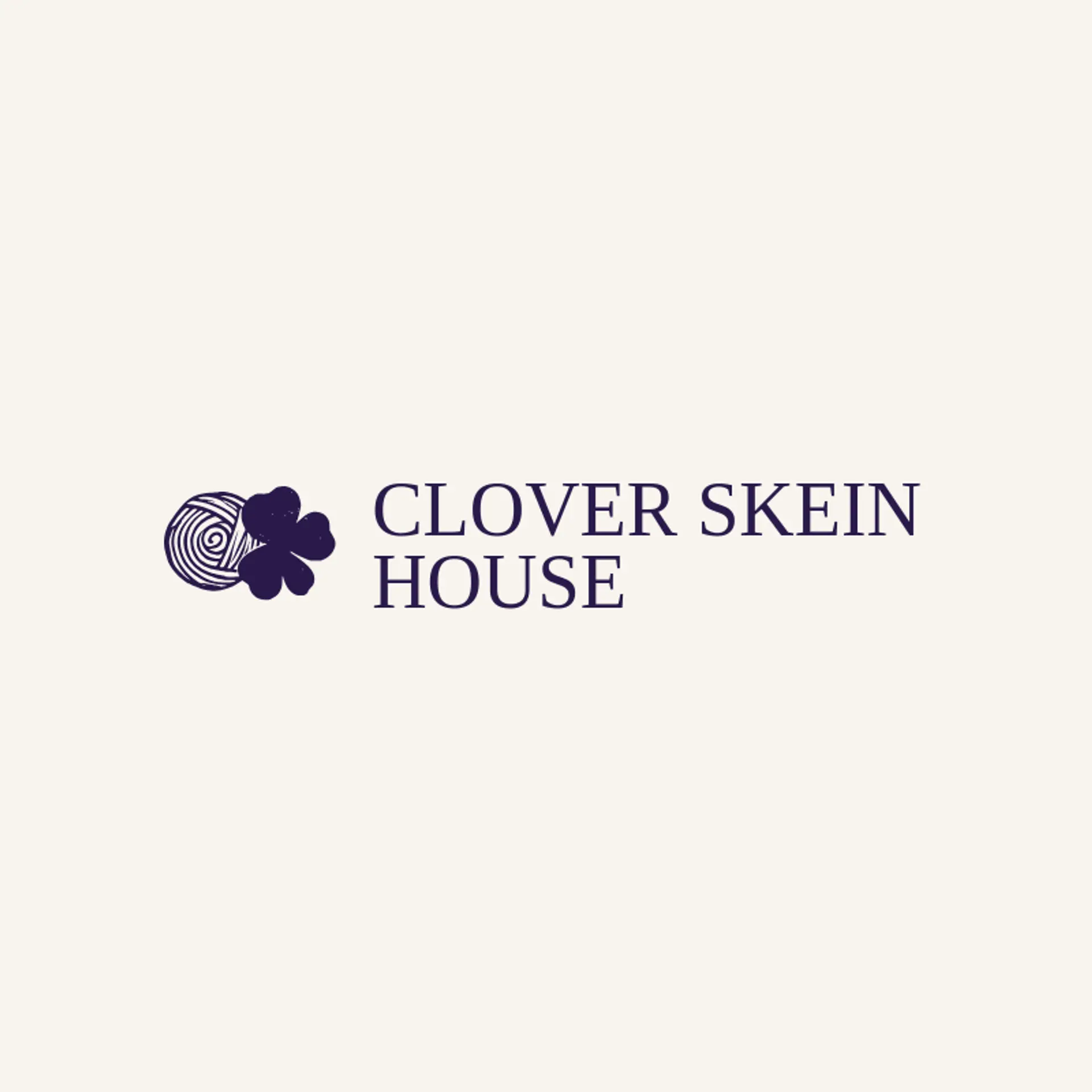 Clover Skein House logo for yarn