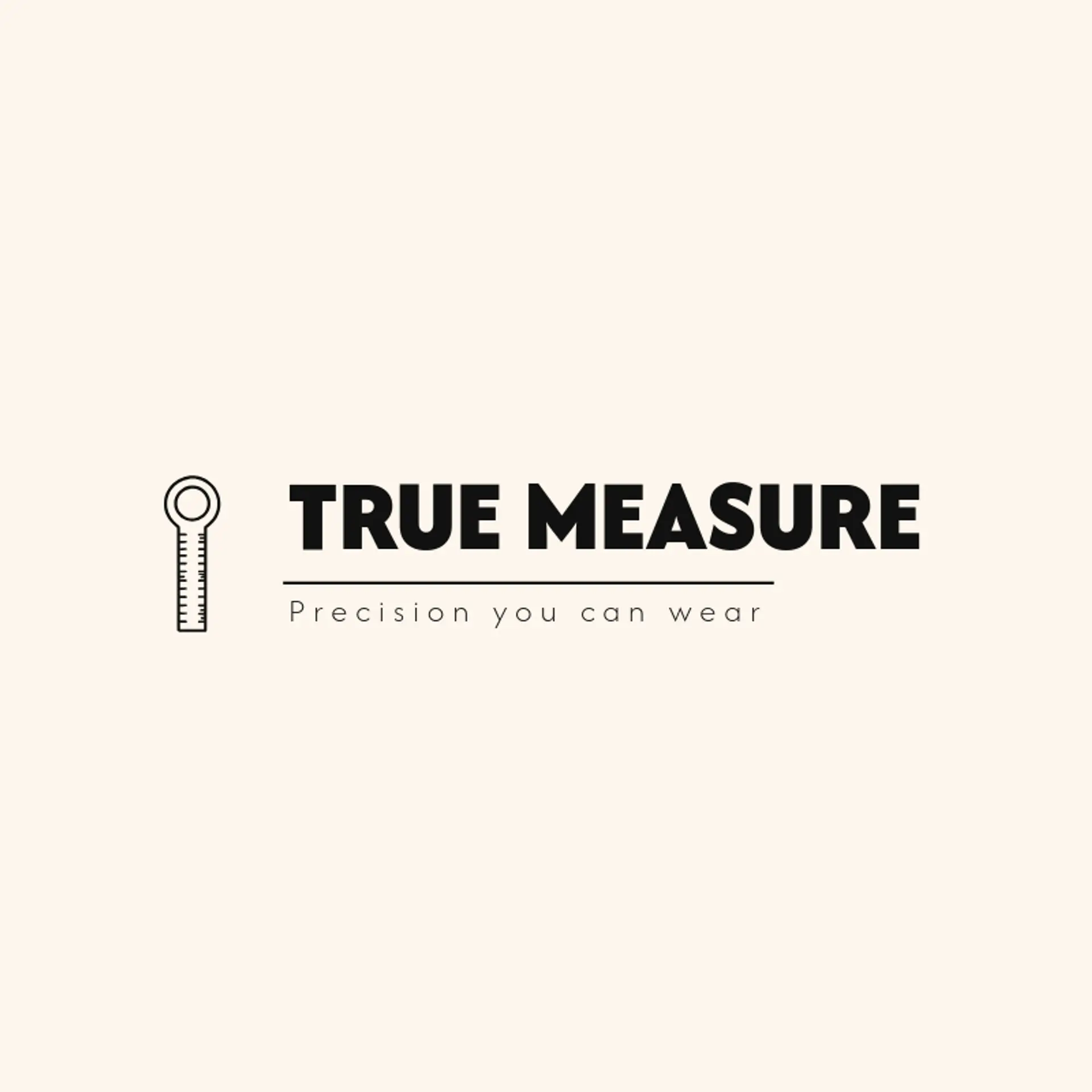 True Measure logo for tailor