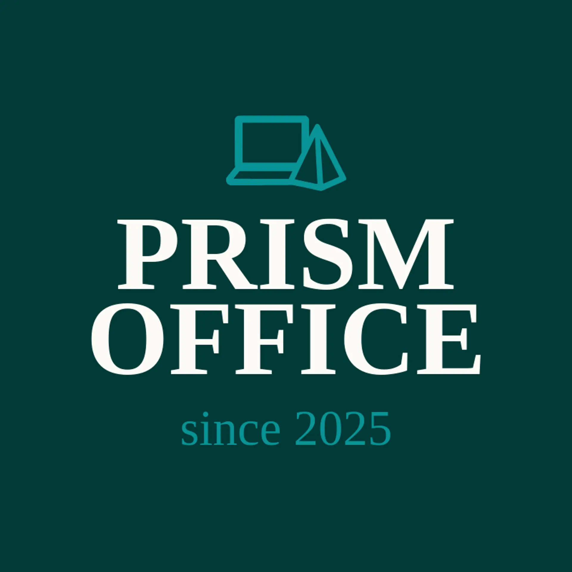 Prism Office logo for laptop