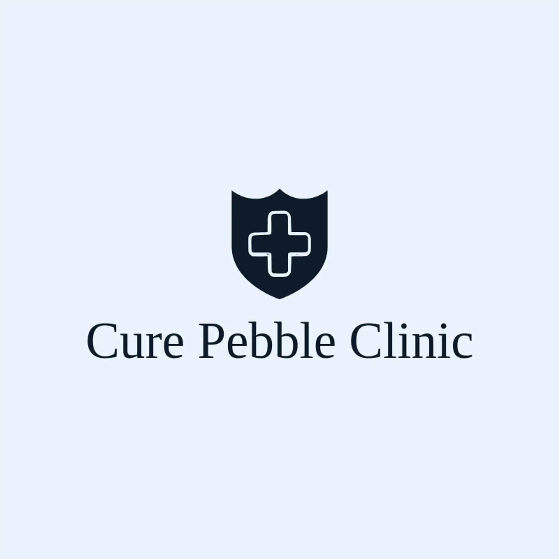 Cure Pebble Clinic logo for cure