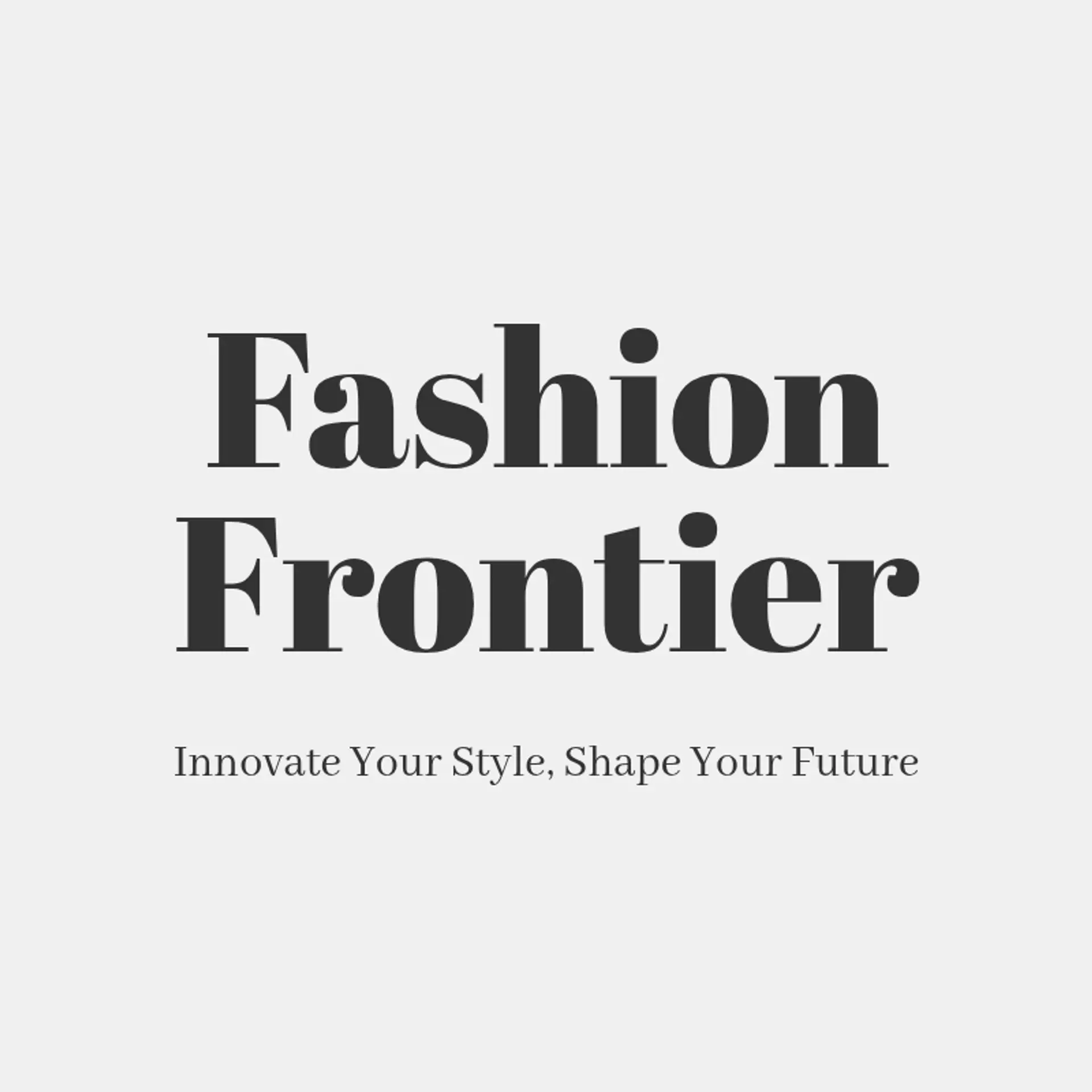 Fashion Frontier logo for creative fashion