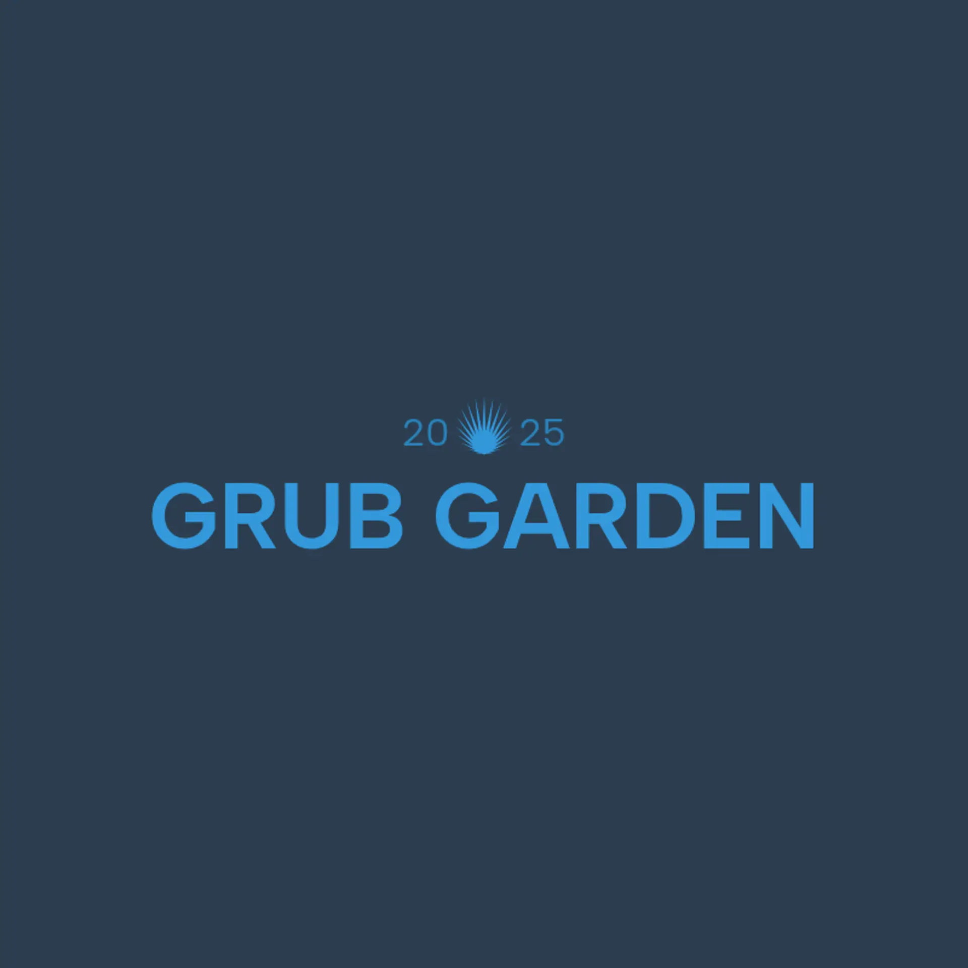 Grub Garden logo for cool restaurant