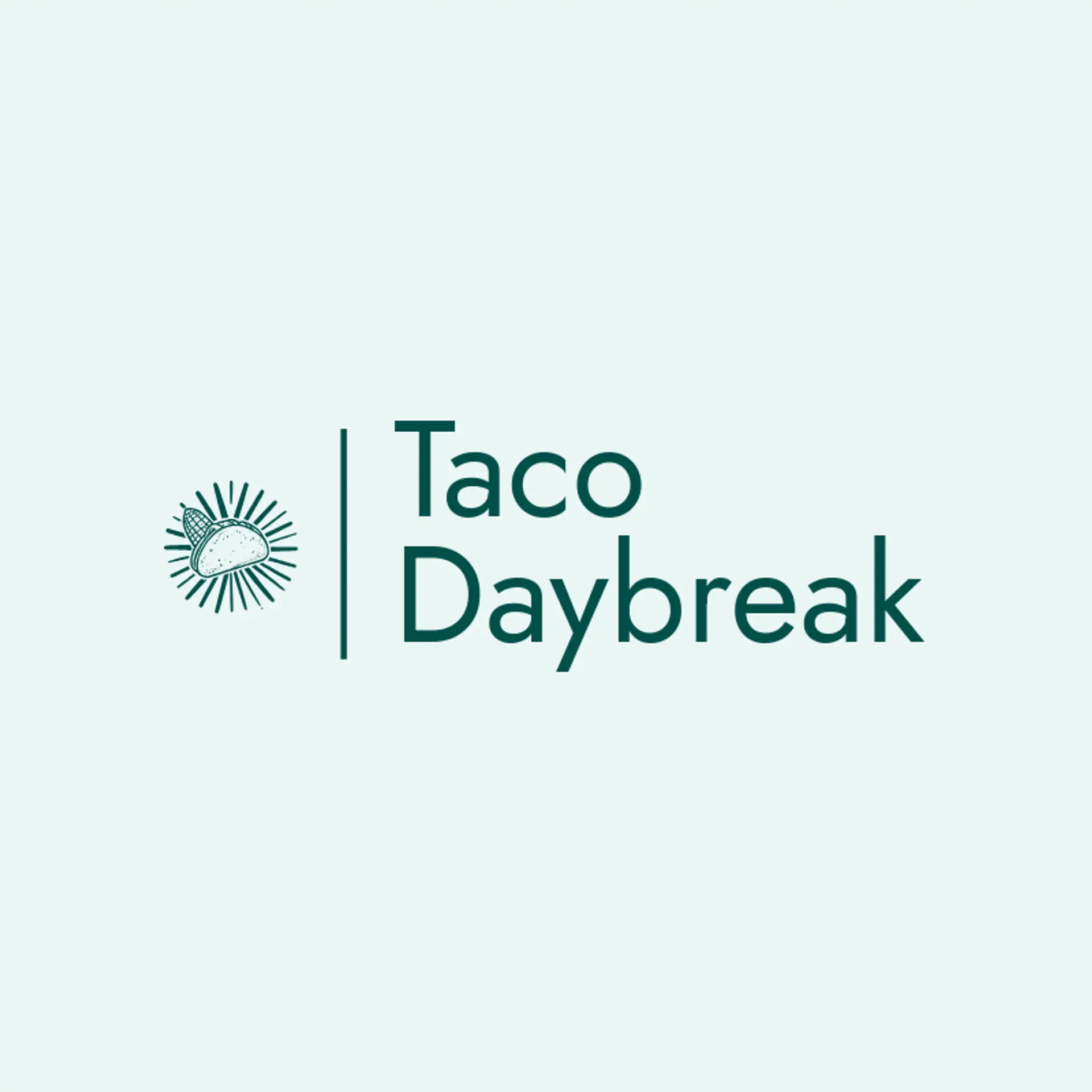 Taco Daybreak logo for taco