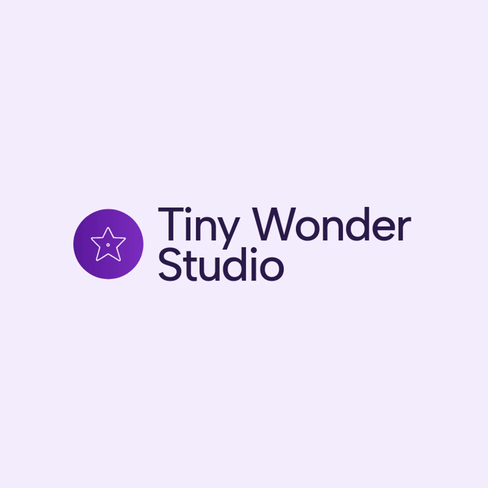 Tiny Wonder Studio logo for star