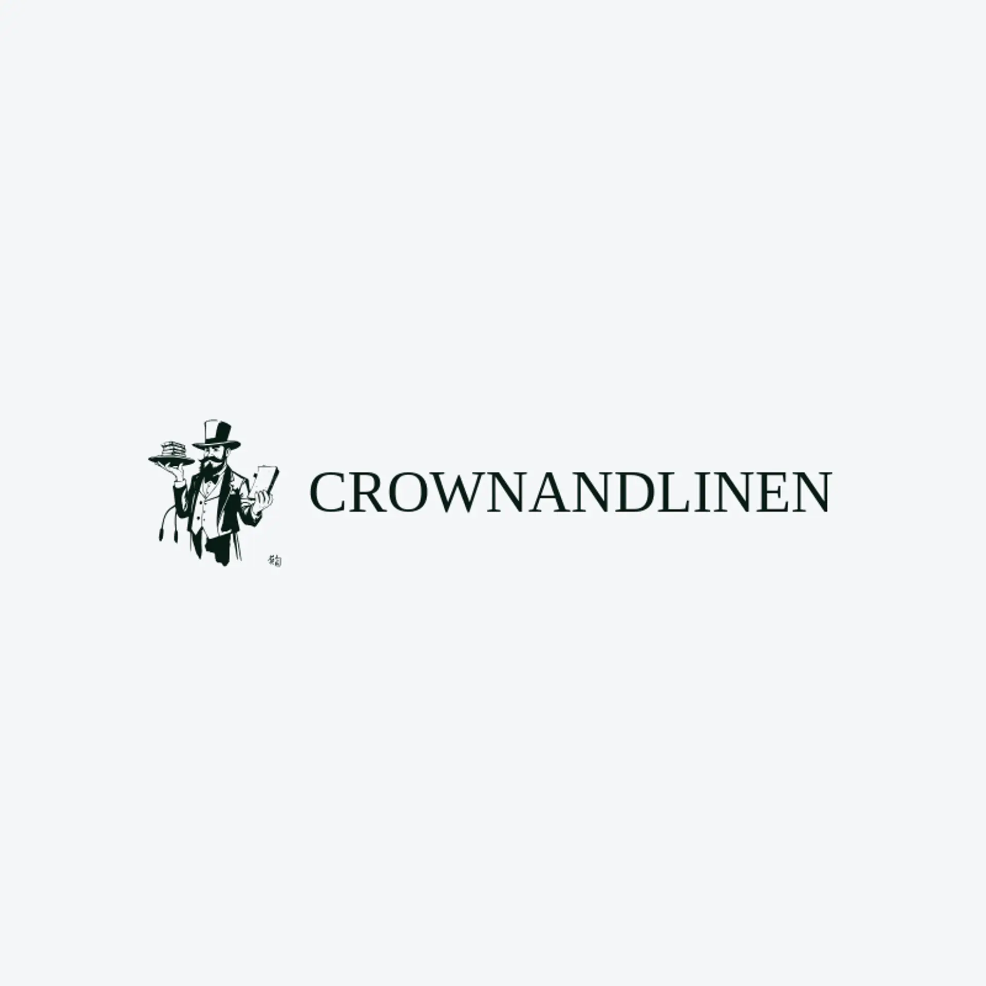Crown and Linen logo for butler