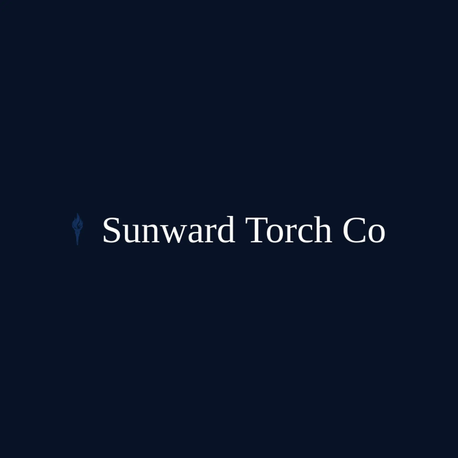 Sunward Torch Co logo for torch