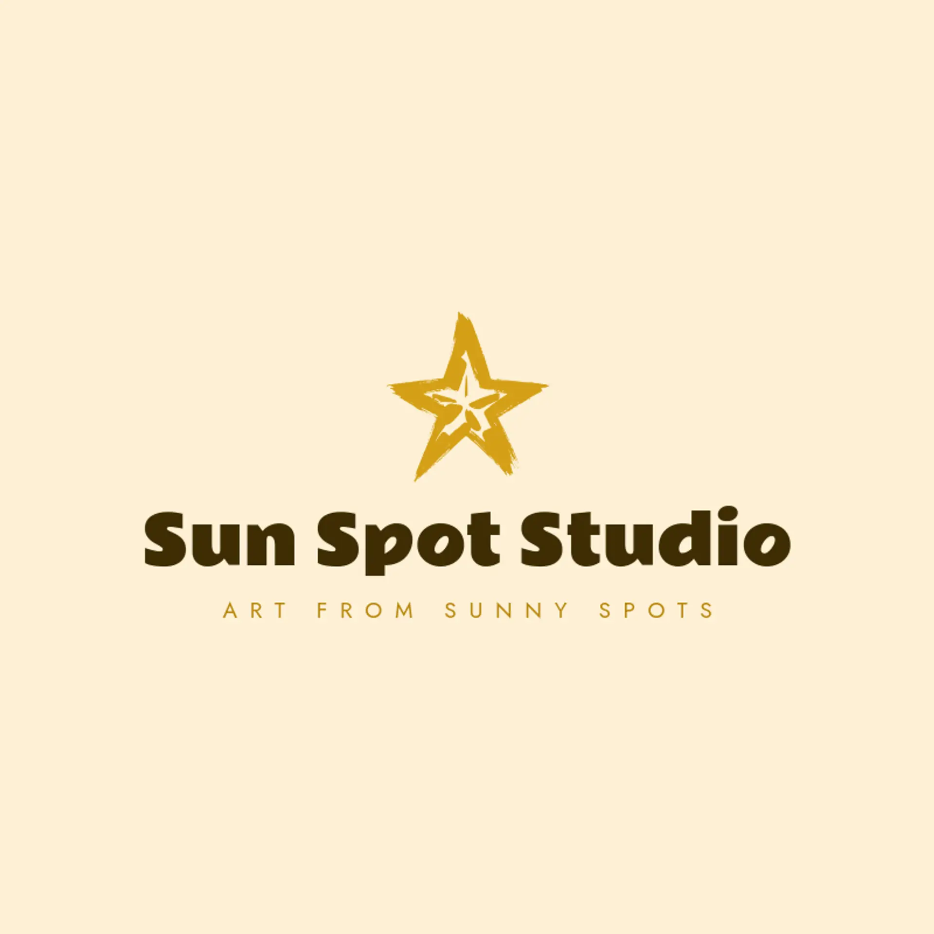 Sun Spot Studio logo for giraffe