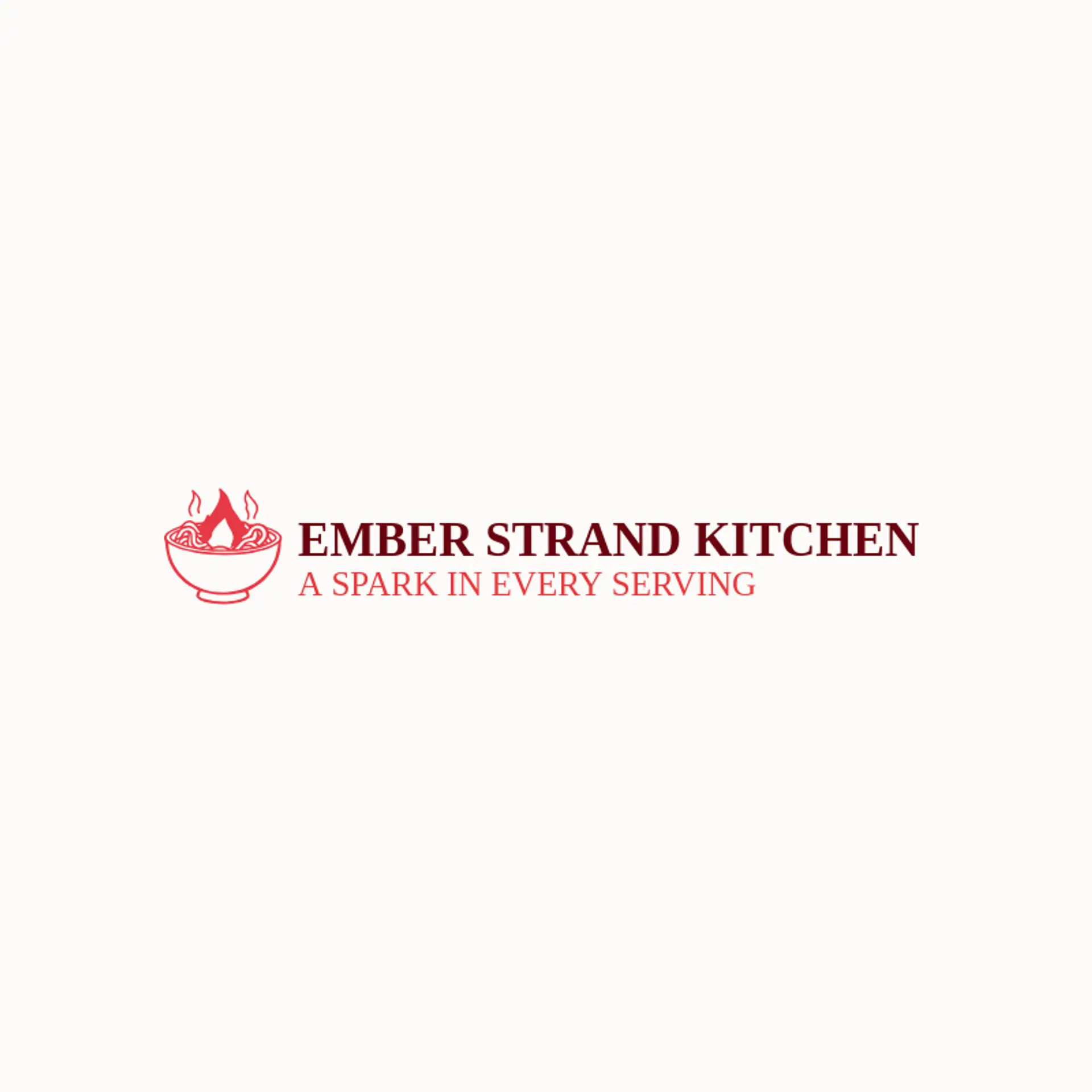 Ember Strand Kitchen logo for noodle