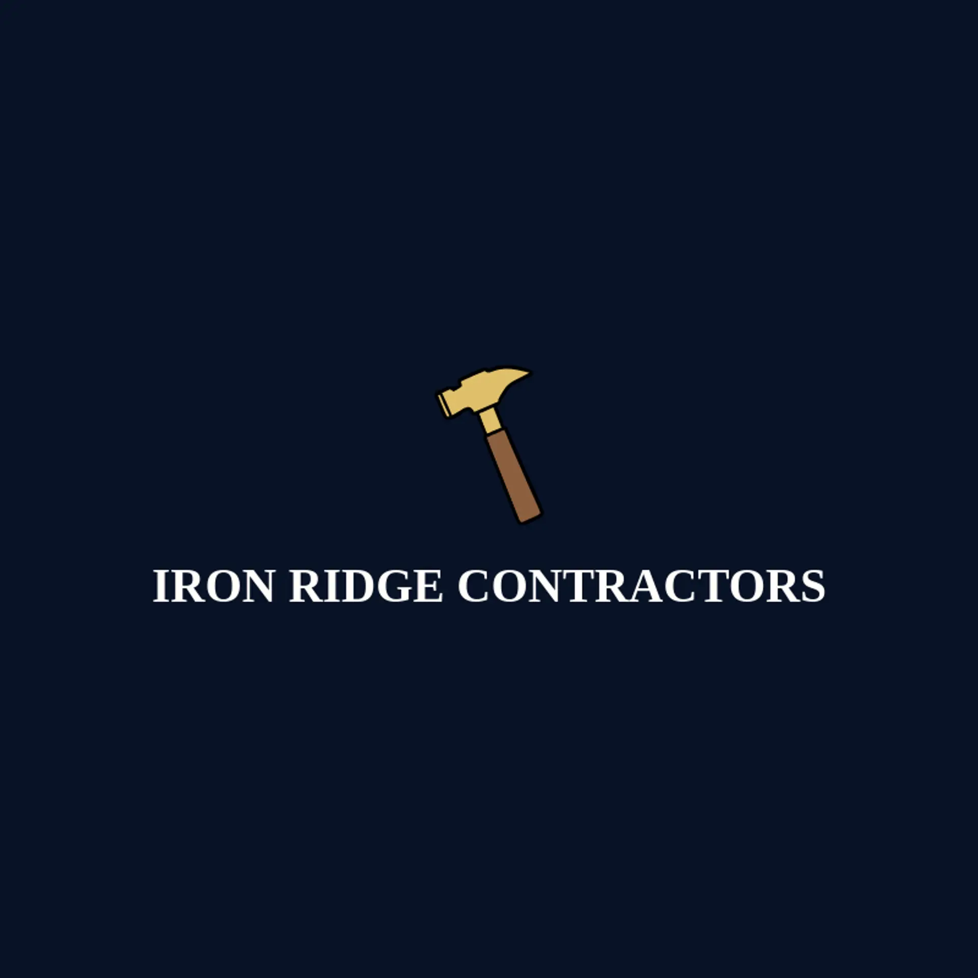 Iron Ridge Contractors logo for contractor