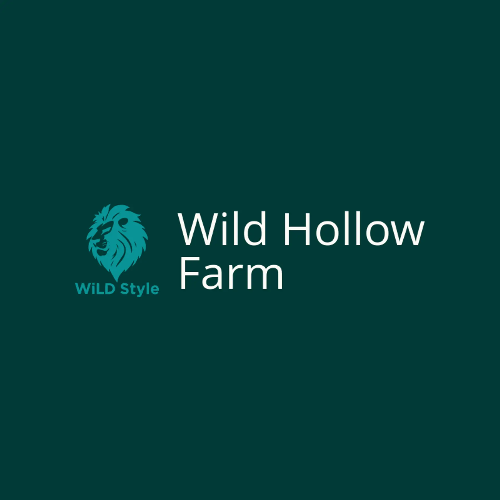 Wild Hollow Farm logo for wild