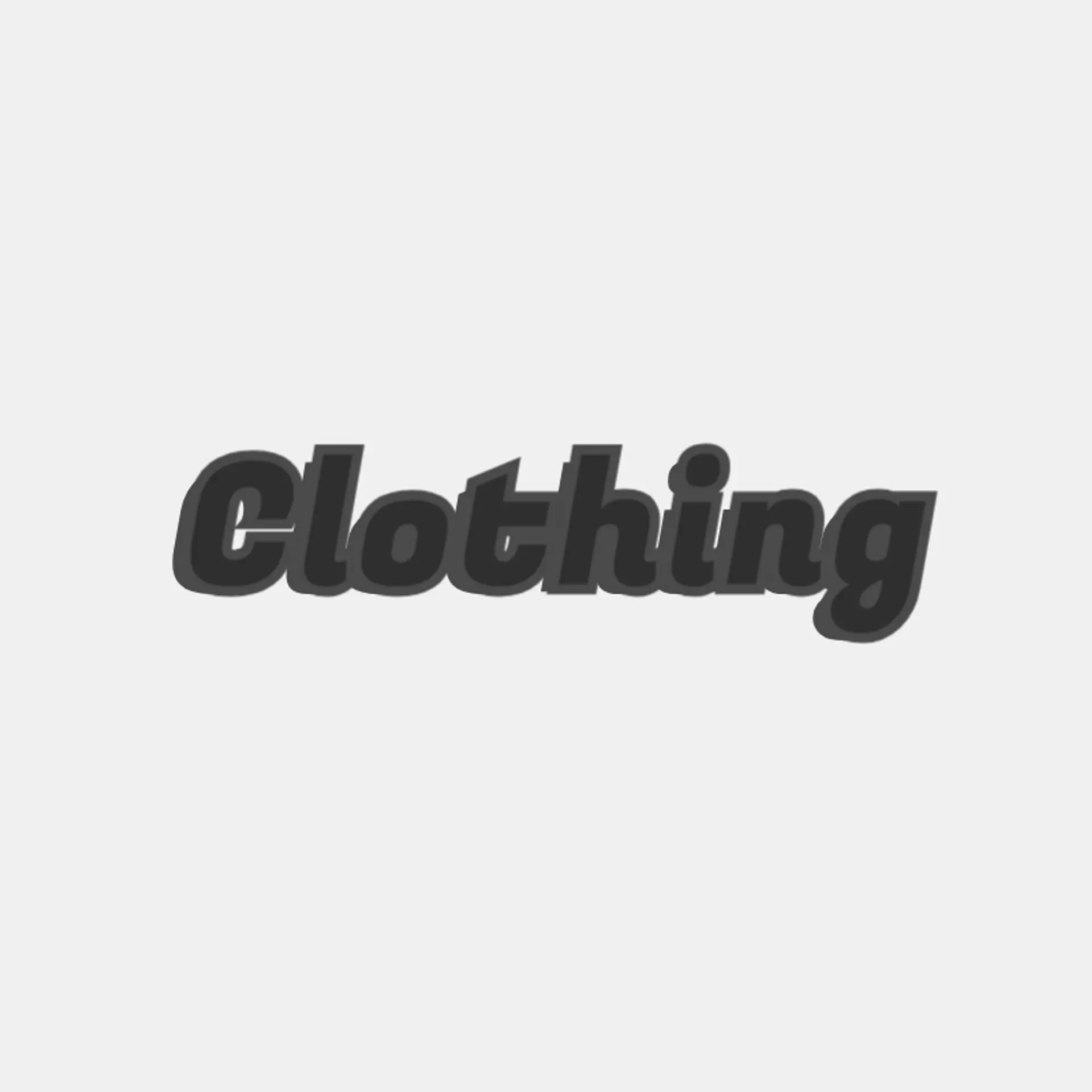 Clothing logo for fashion brand