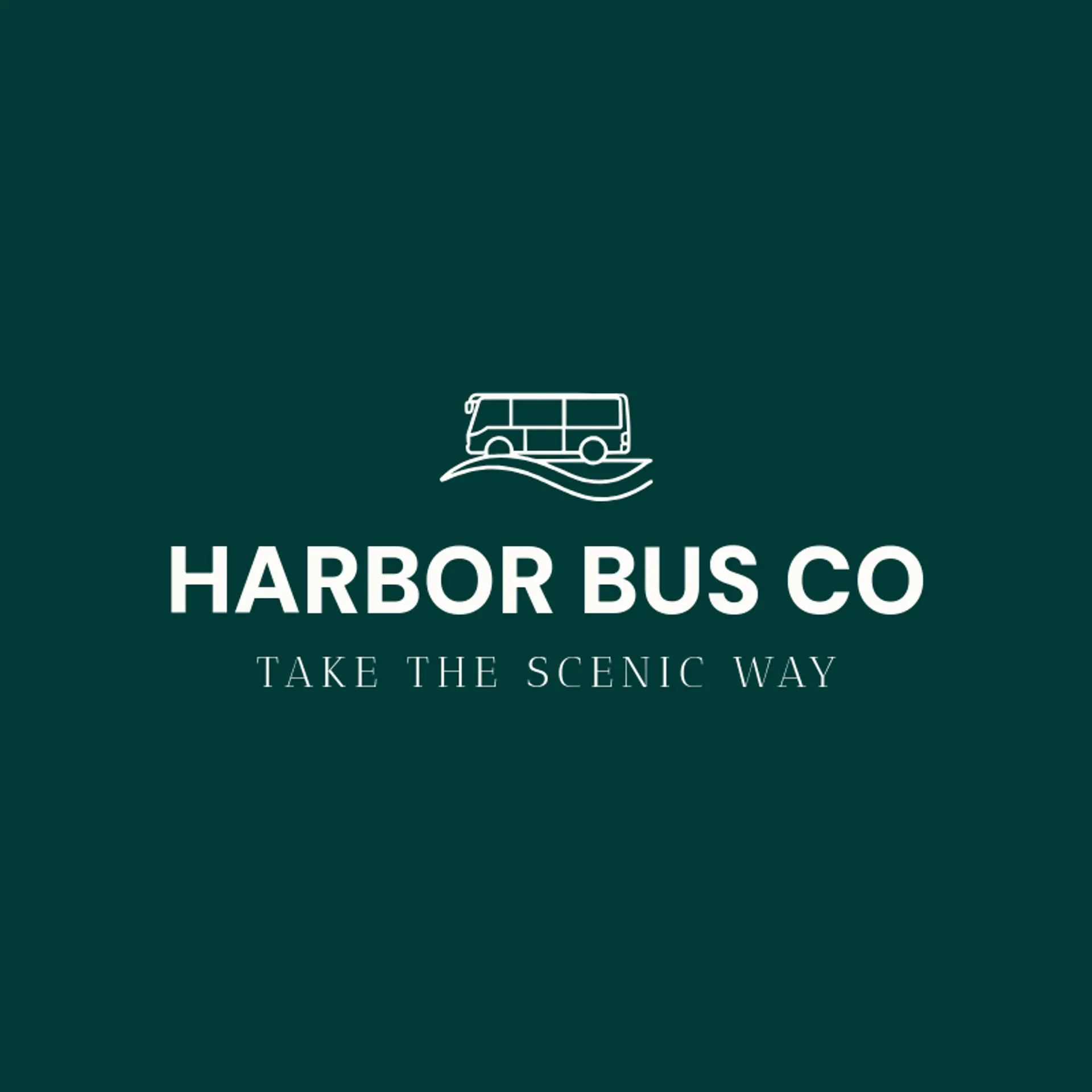 Harbor Bus Co logo for bus