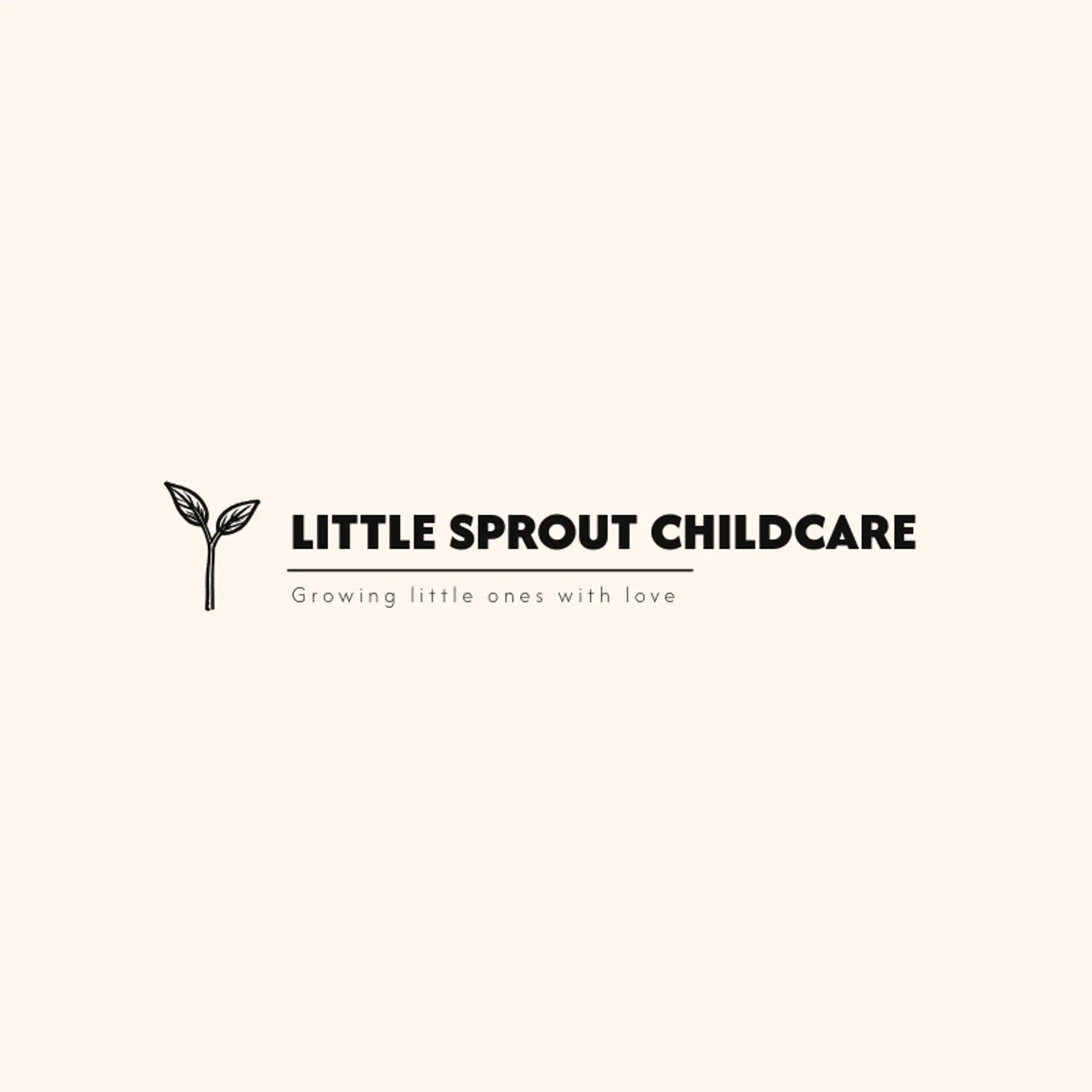 Little Sprout Childcare logo for care
