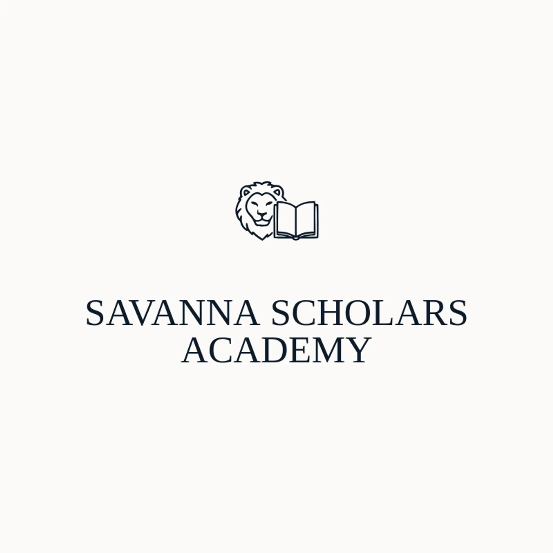 Savanna Scholars Academy logo for lion head