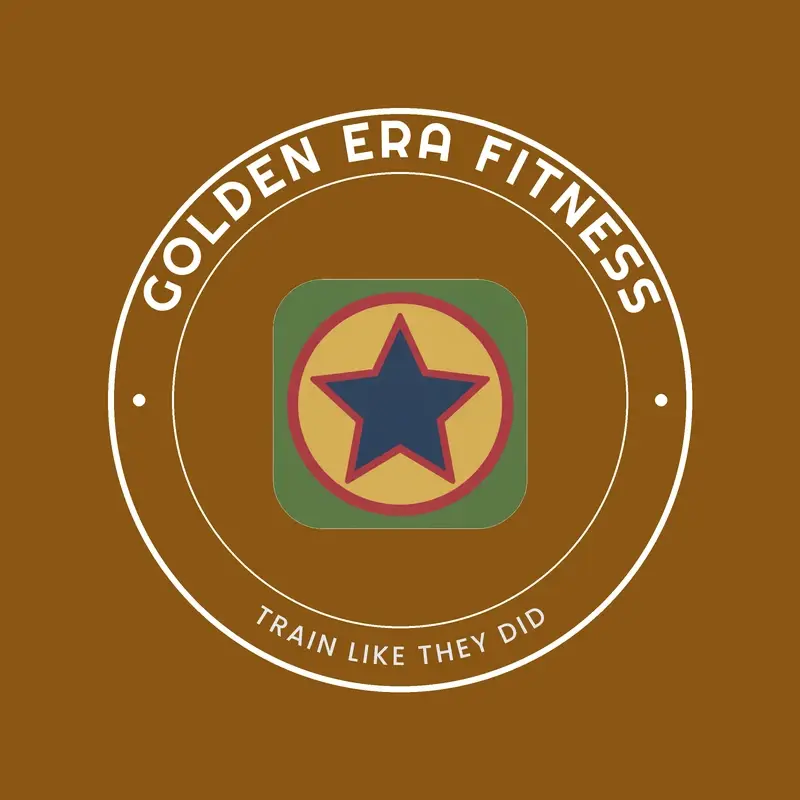 The gym name Golden Era Fitness as a branded logo in a retro style