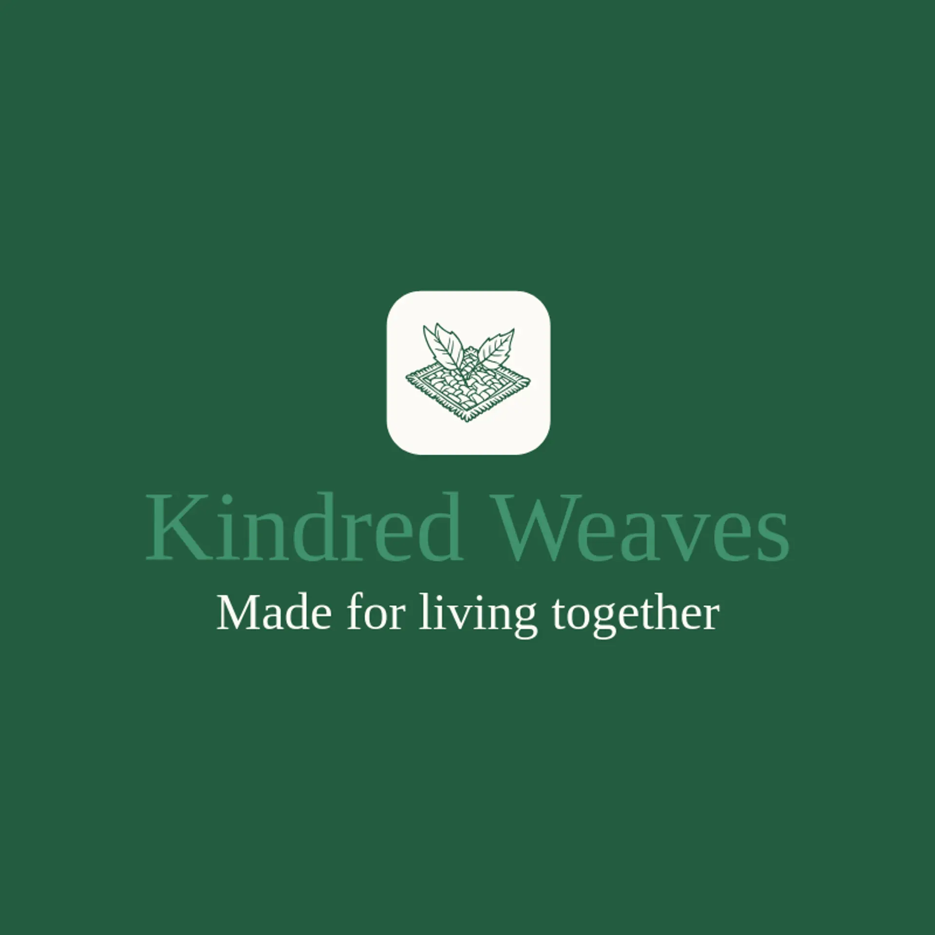 Kindred Weaves logo for carpet