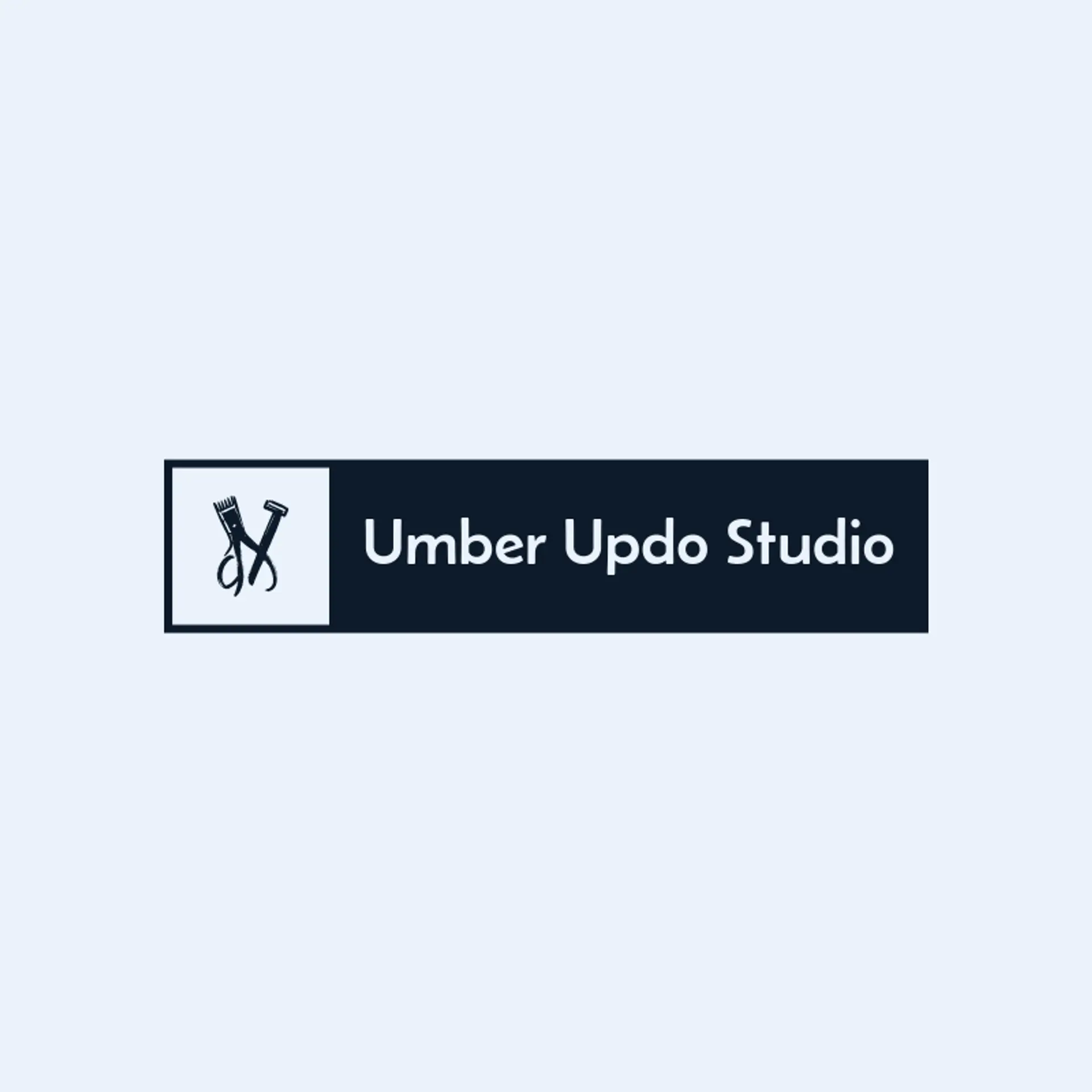 Umber Updo Studio logo for hair stylist