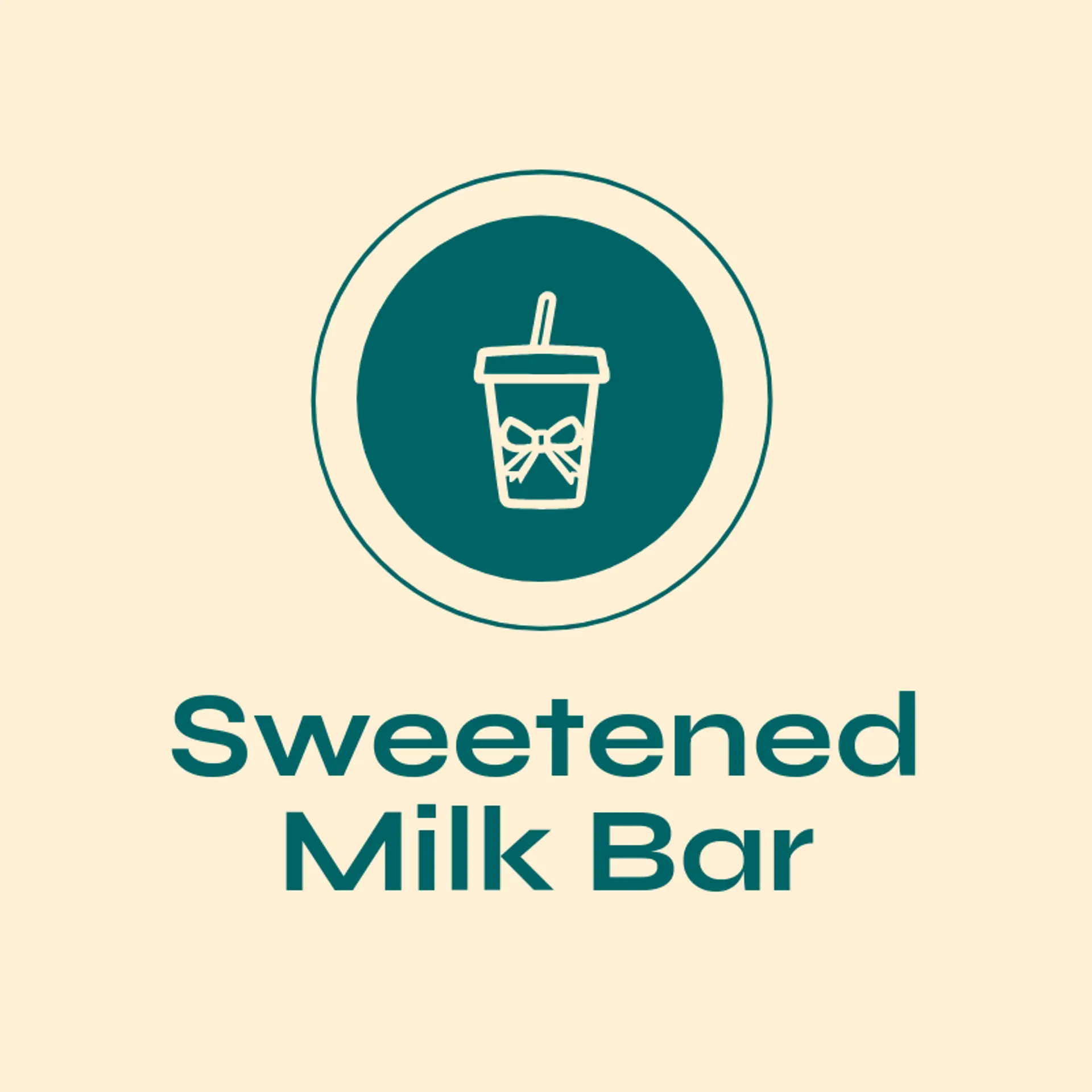 Sweetened Milk Bar logo for milk tea