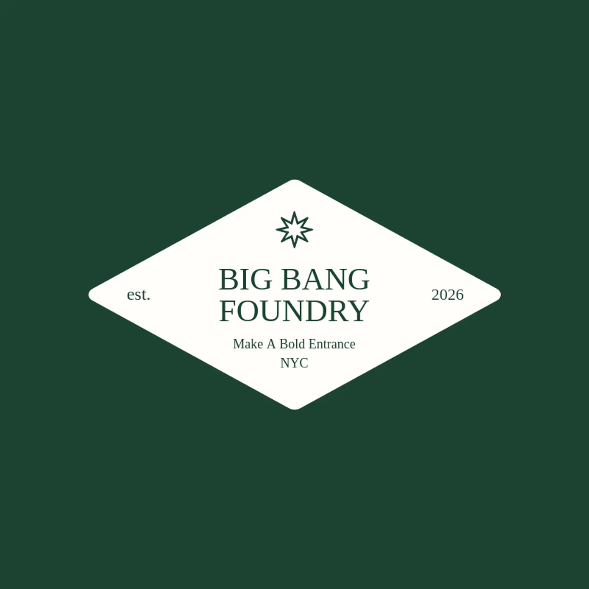 Big Bang Foundry logo for bomb