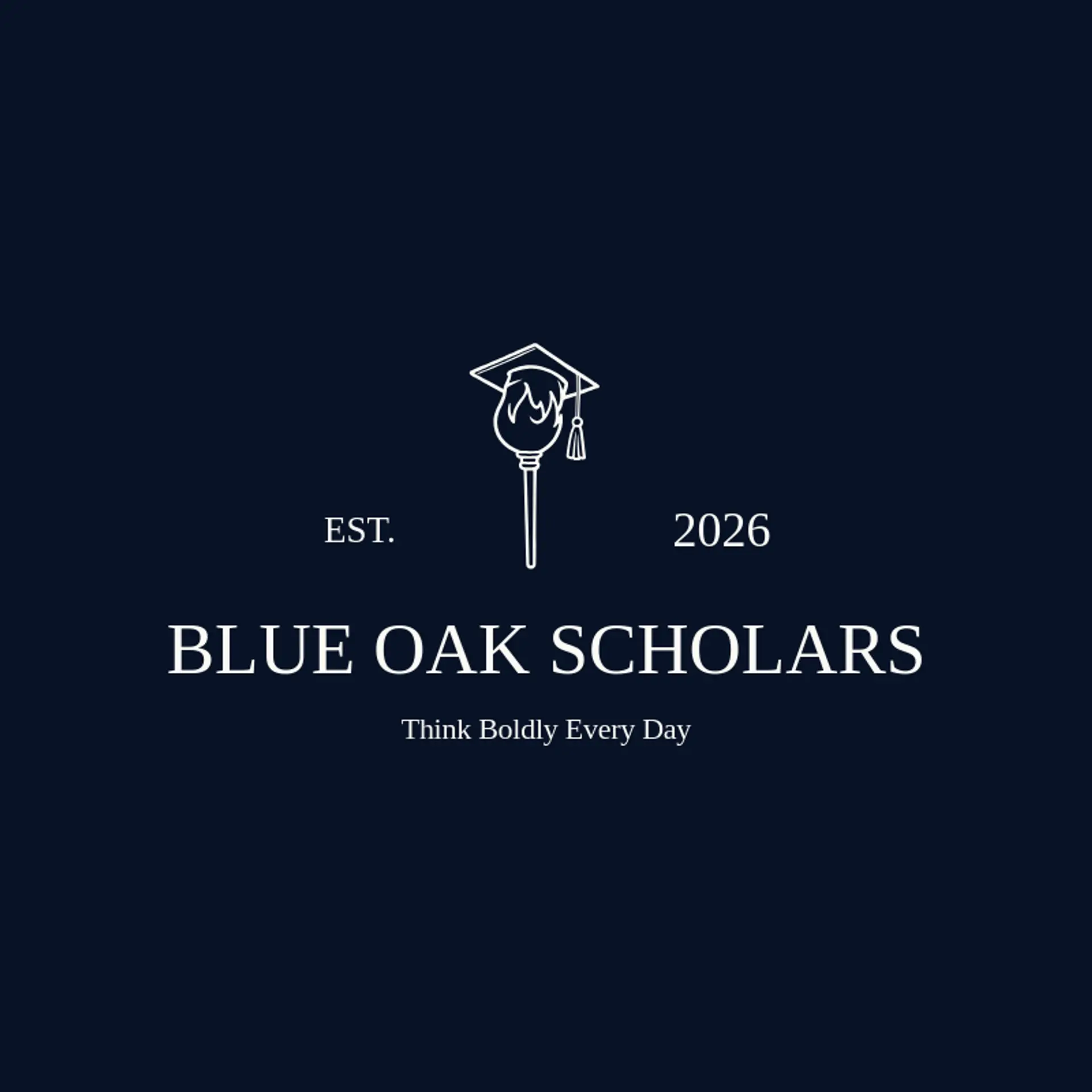 Blue Oak Scholars logo for academy