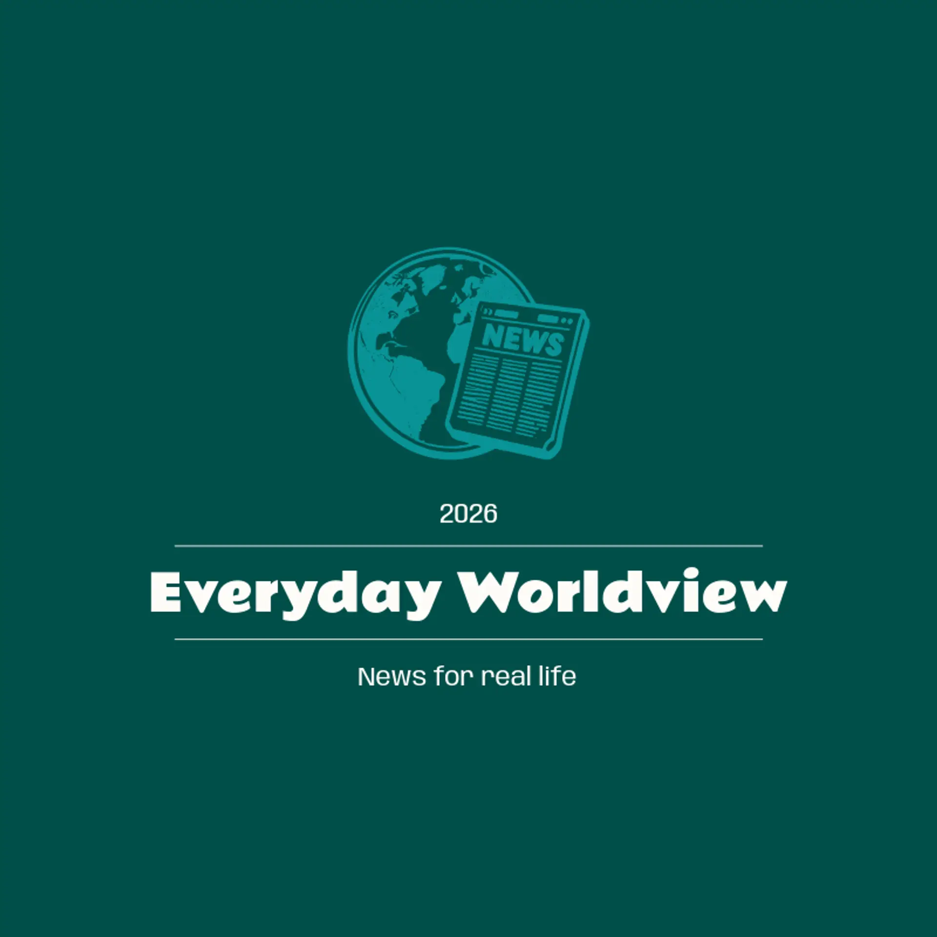 Everyday Worldview logo for news channel