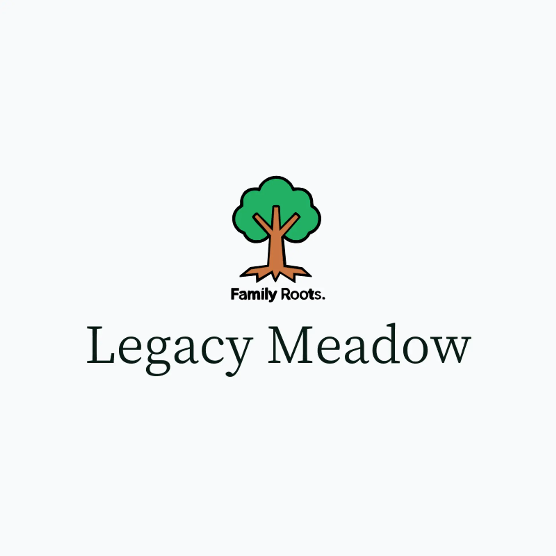 Legacy Meadow logo for ancestry