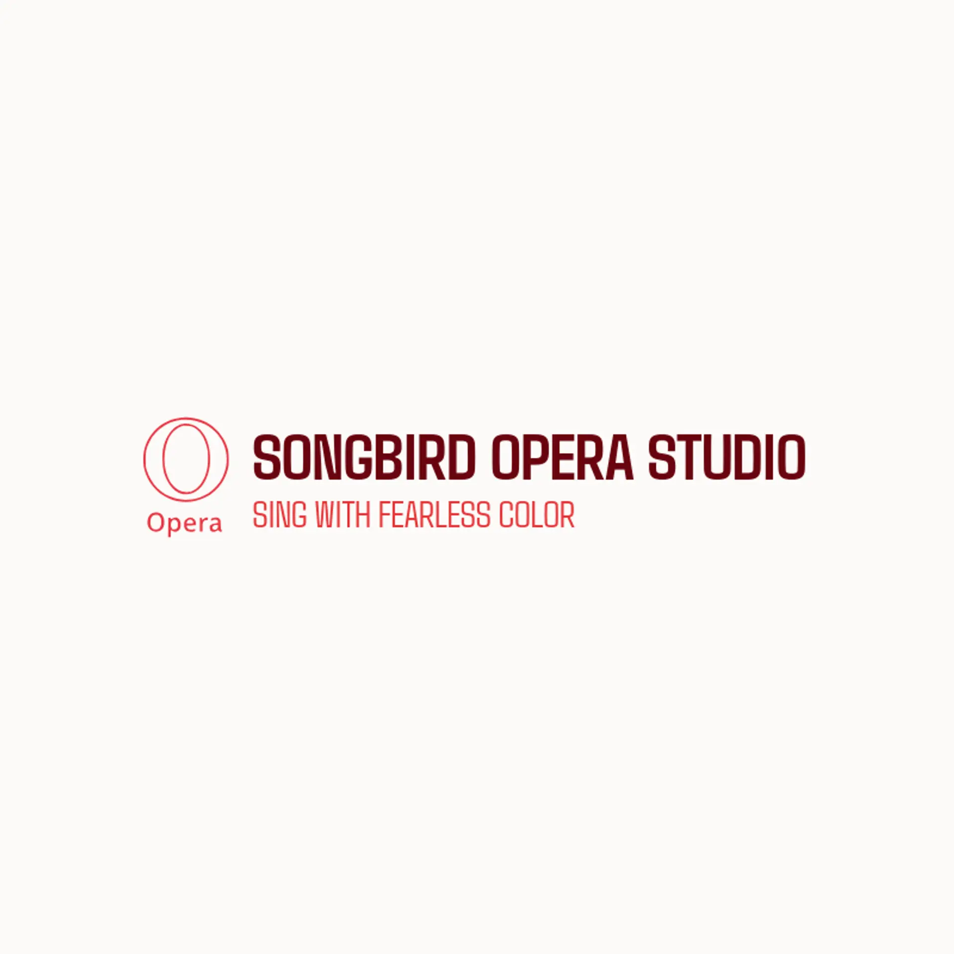Songbird Opera Studio logo for opera