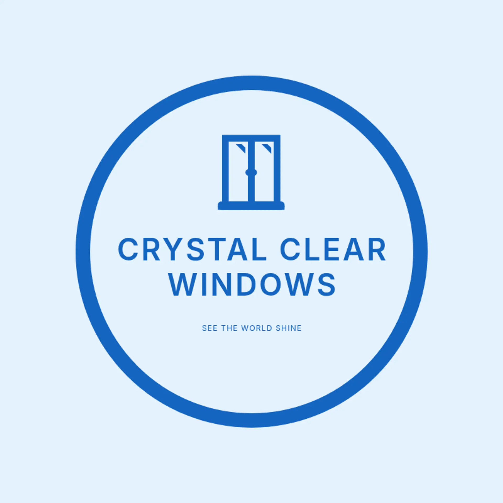 CrystalClear Windows logo for window cleaning