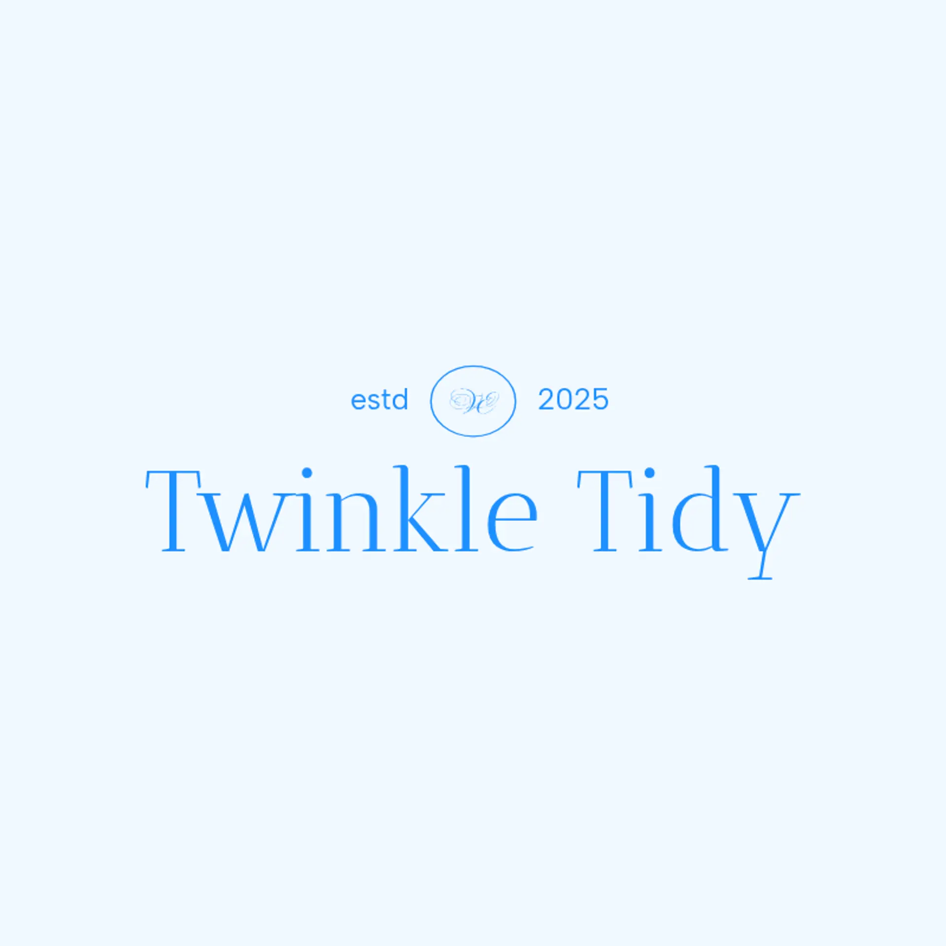 Twinkle Tidy logo for cleaning company