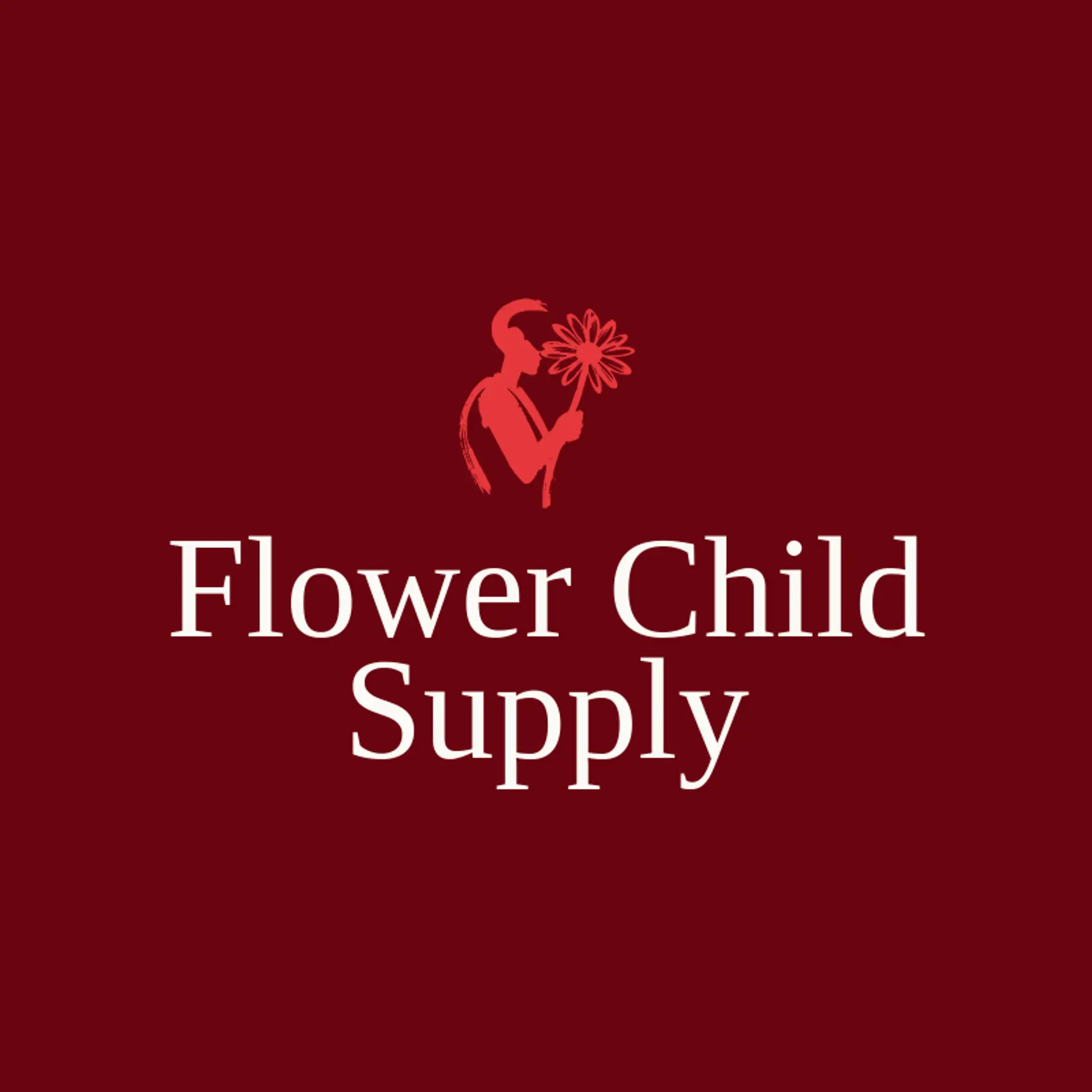 Flower Child Supply logo for hippie