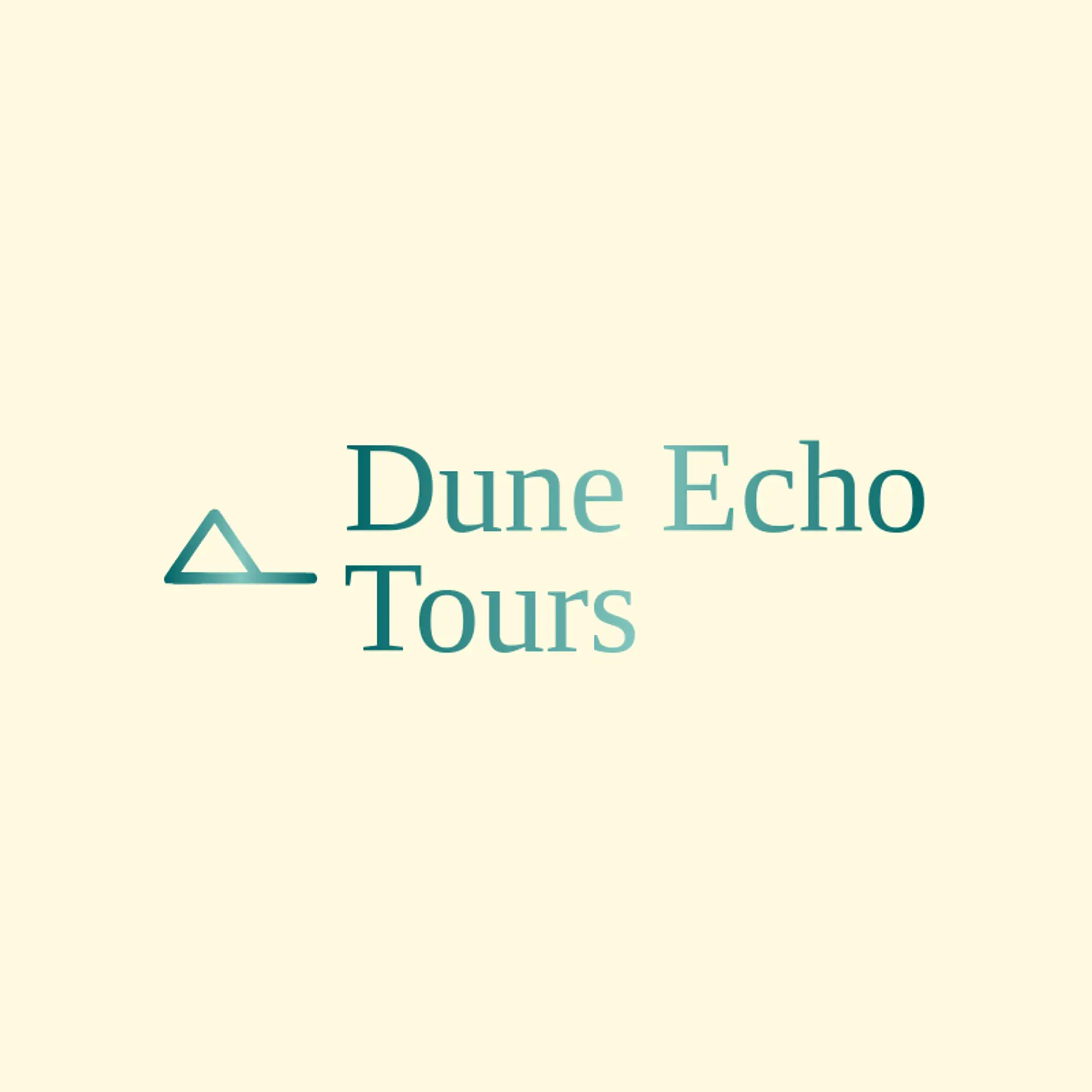 Dune Echo Tours logo for pyramid