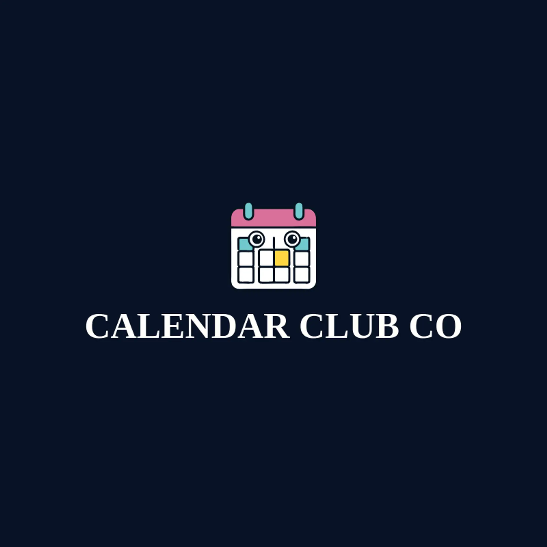 Calendar Club Co logo for calendar
