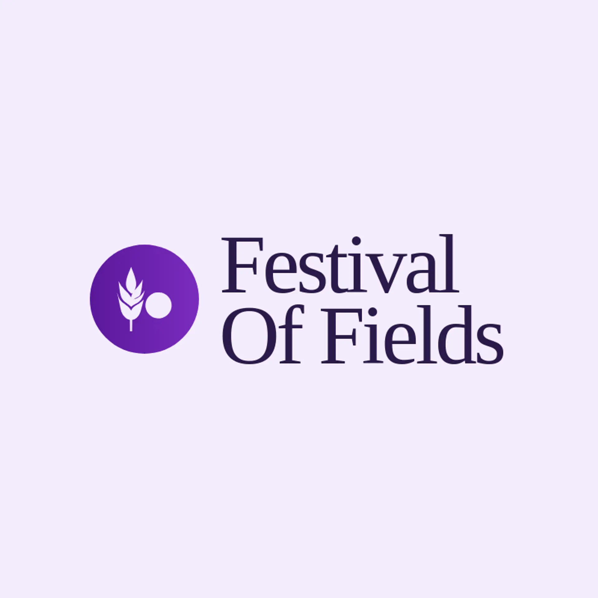 Festival of Fields logo for fair