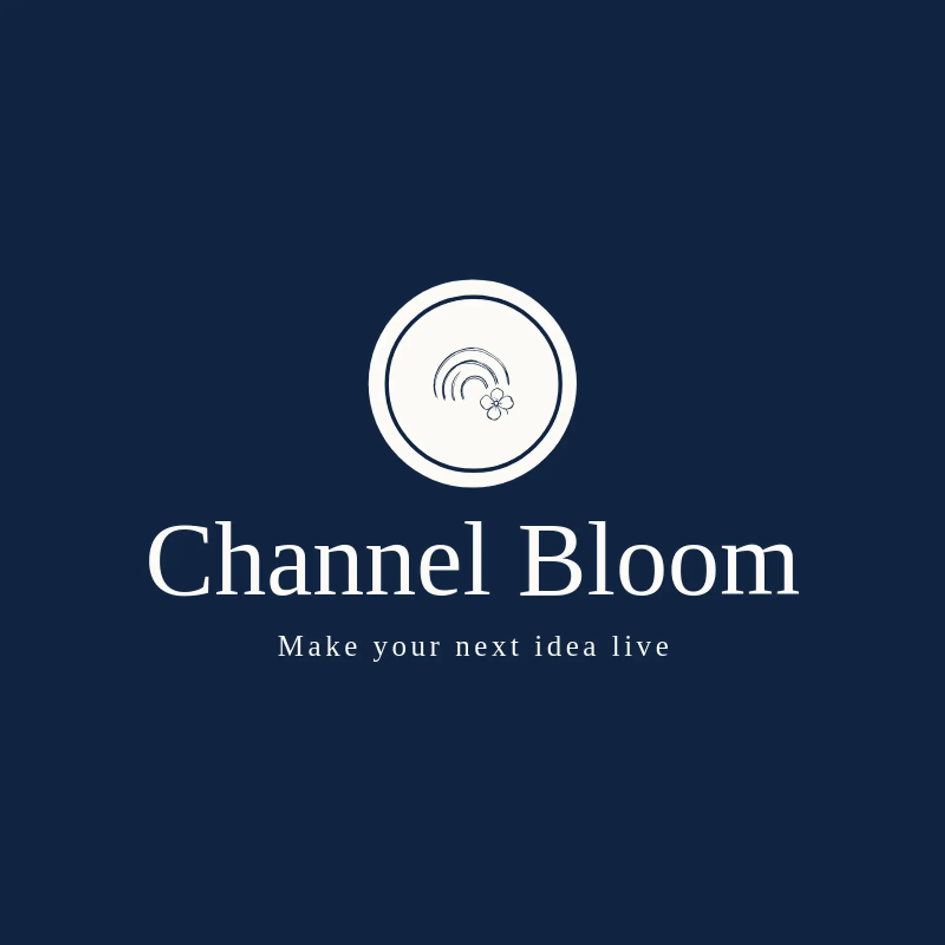 Channel Bloom logo for streamer
