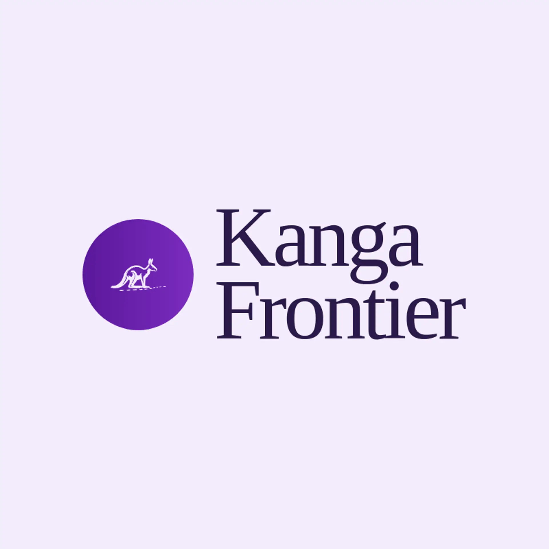 Kanga Frontier logo for kangaroo