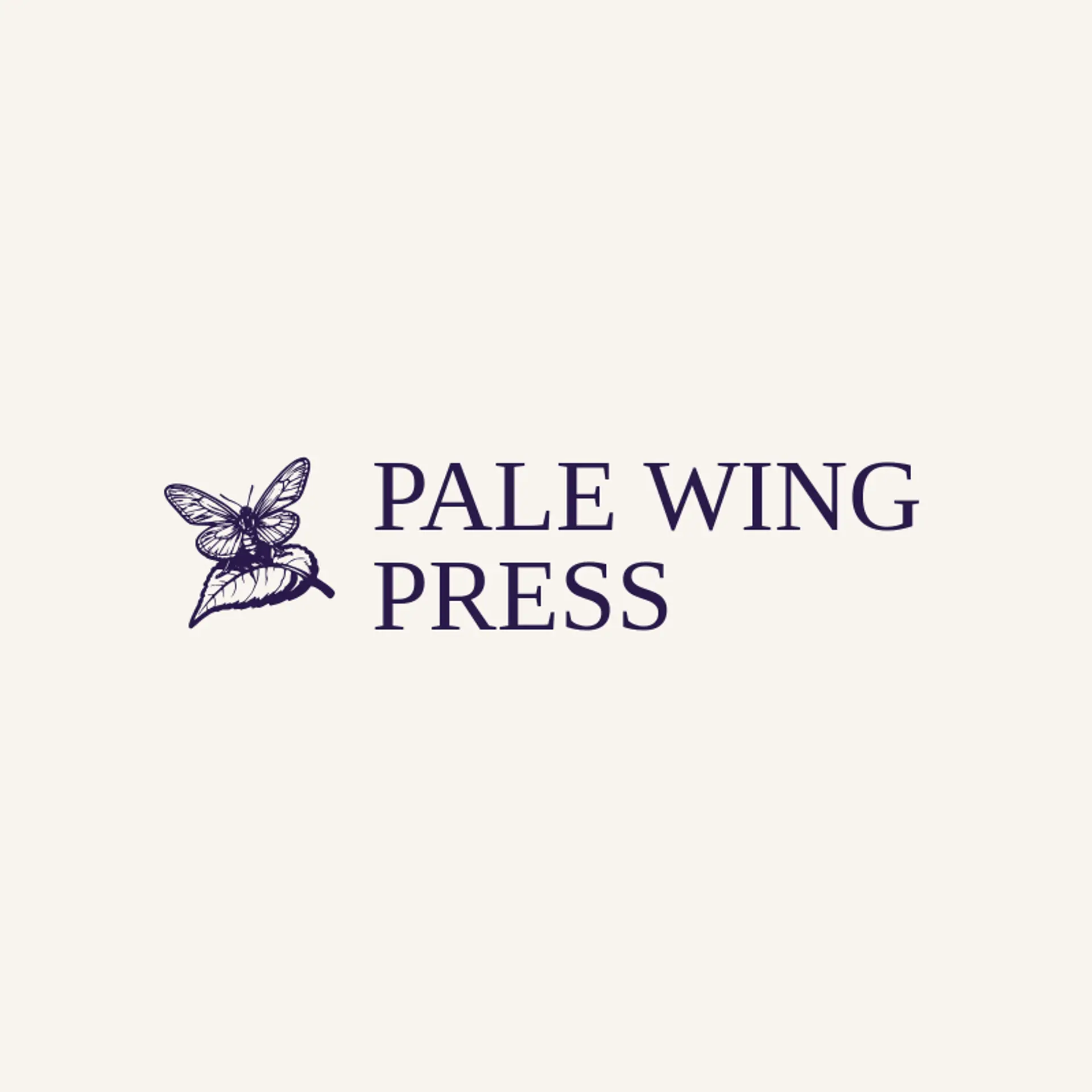 Pale Wing Press logo for moth