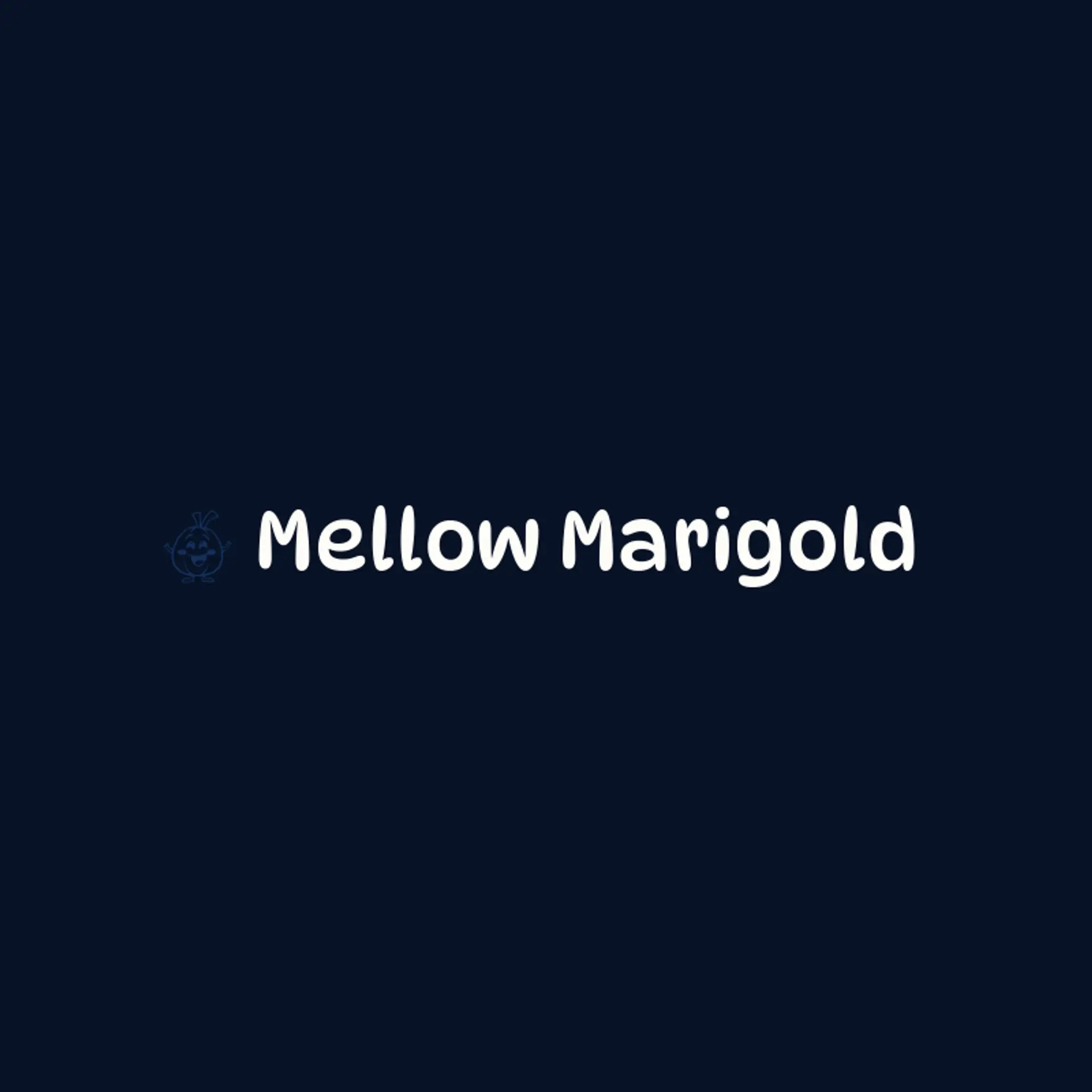 Mellow Marigold logo for pumpkin