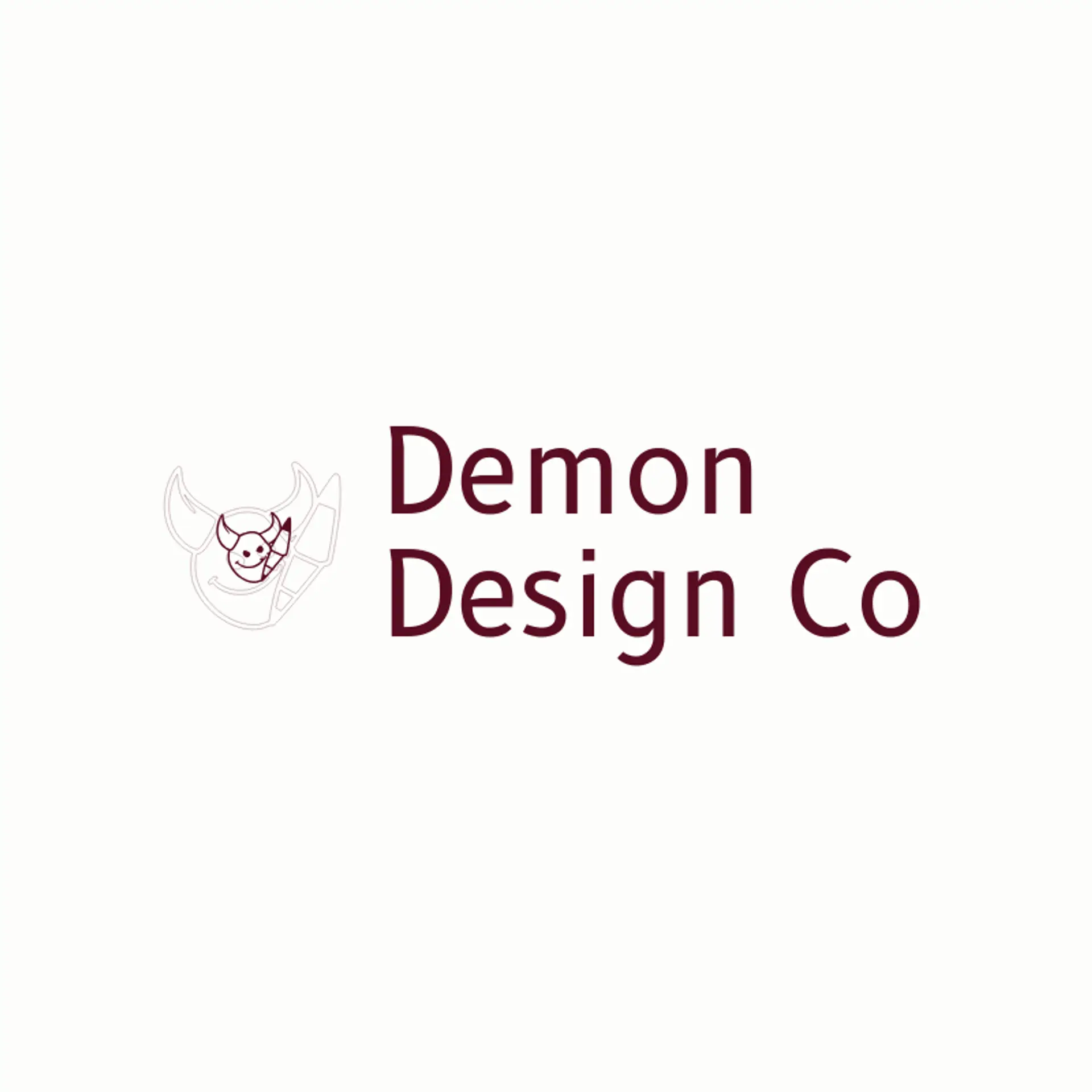 Demon Design Co logo for devil
