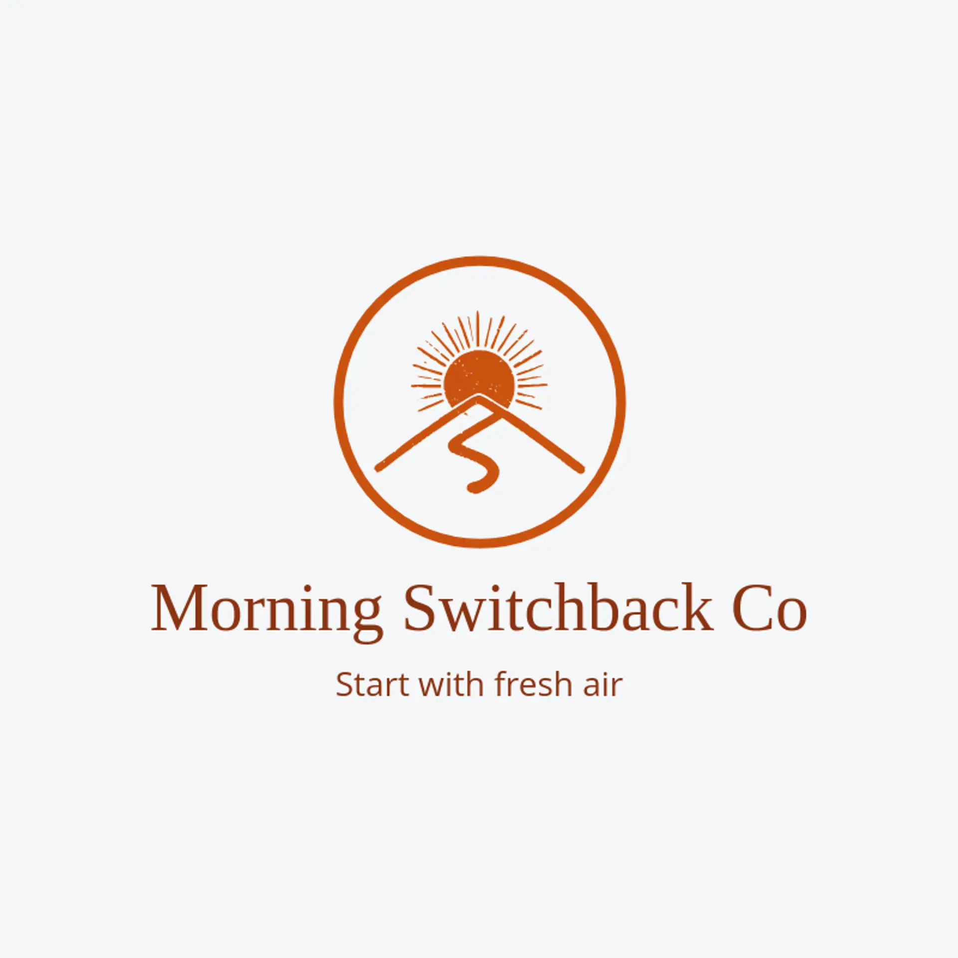 Morning Switchback Co logo for trail