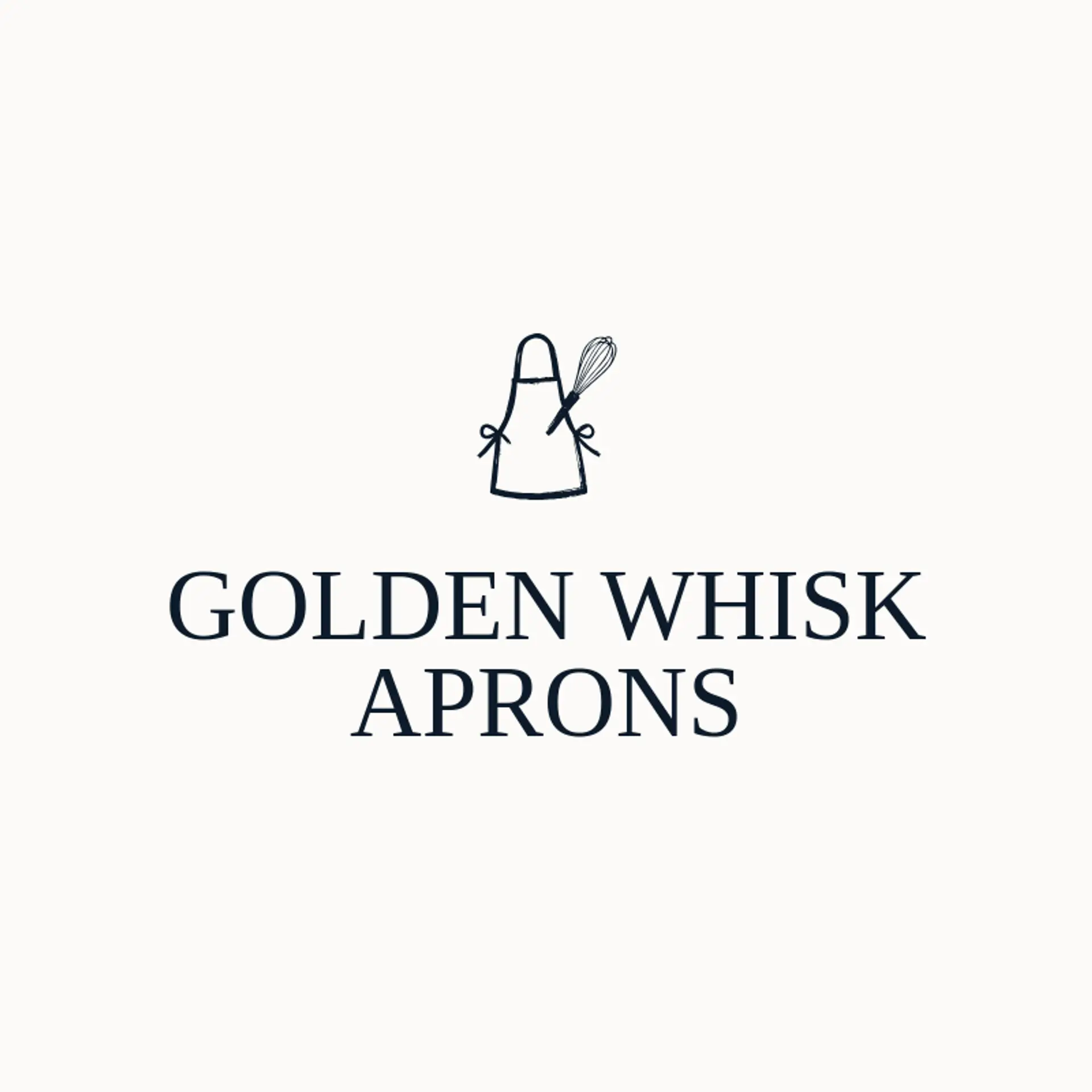Golden Whisk Aprons logo for apron