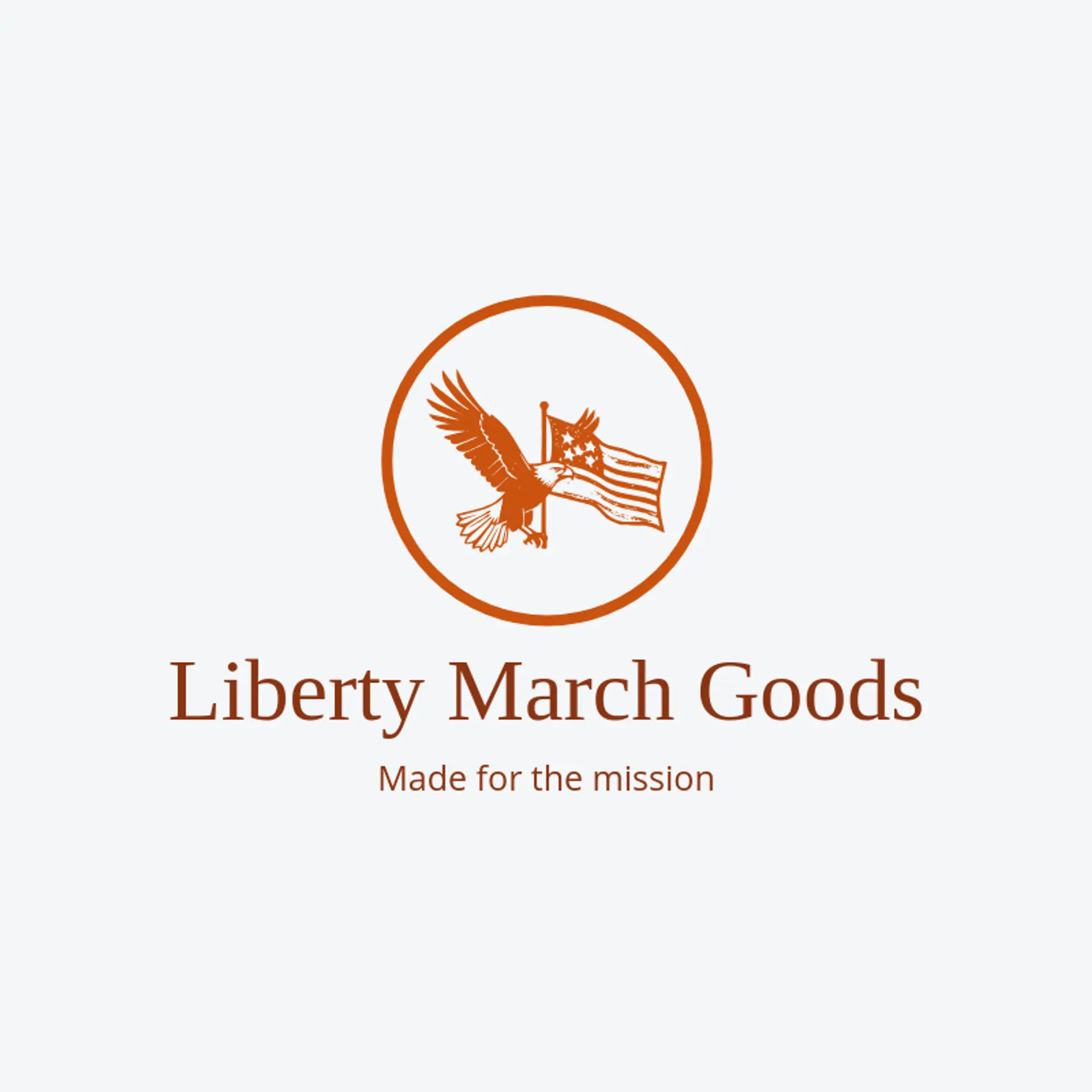 Liberty March Goods logo for army