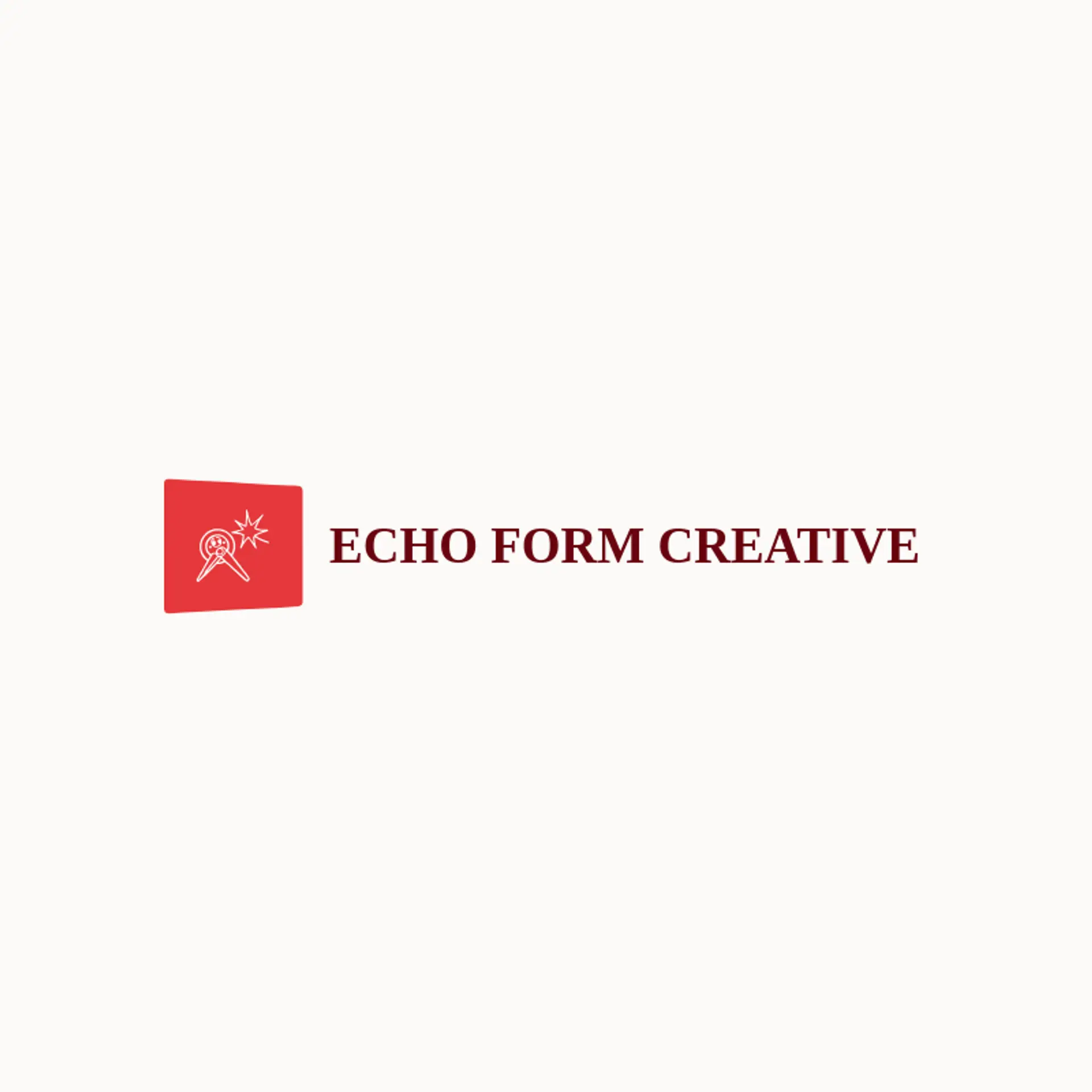 Echo Form Creative logo for designer