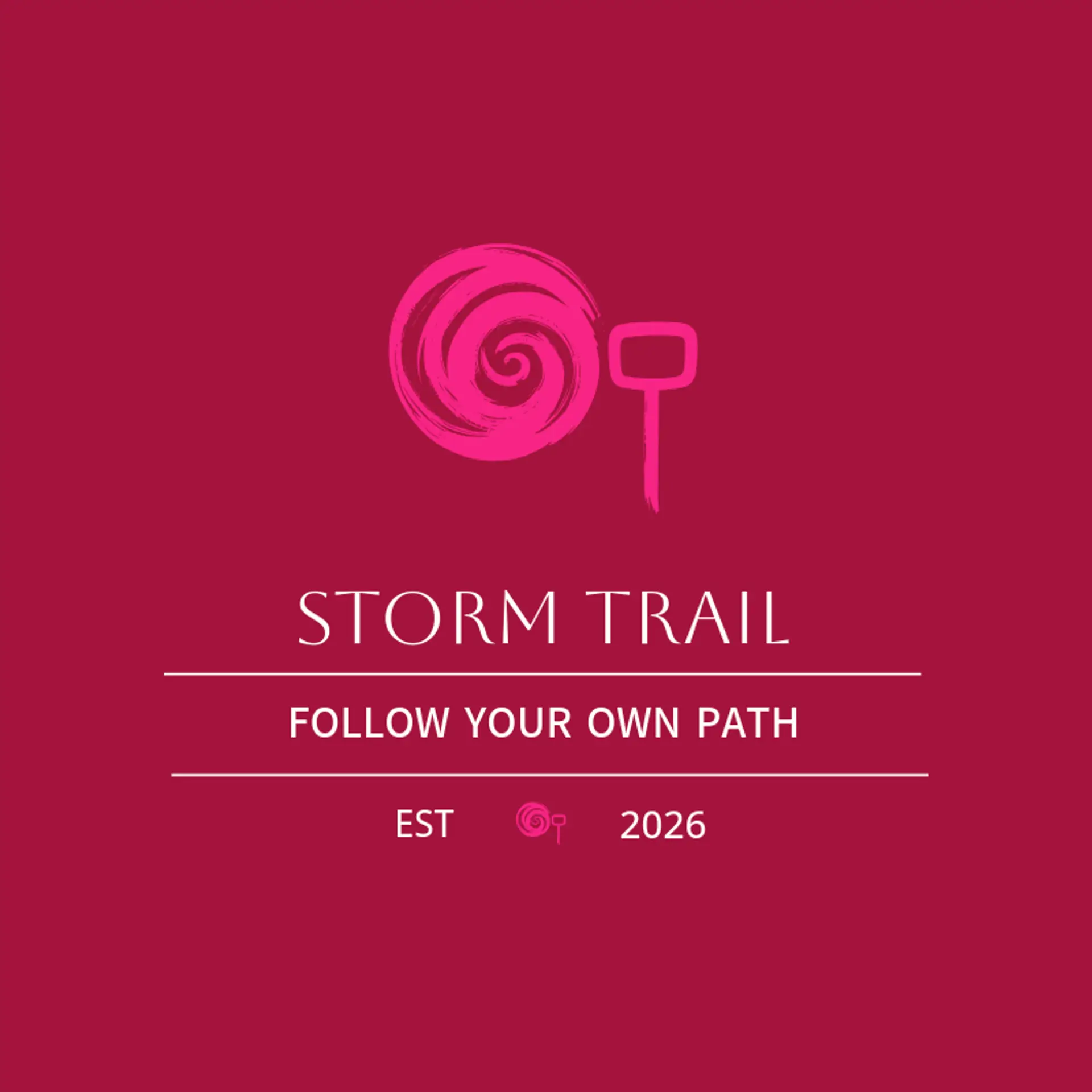 Storm Trail logo for hurricane