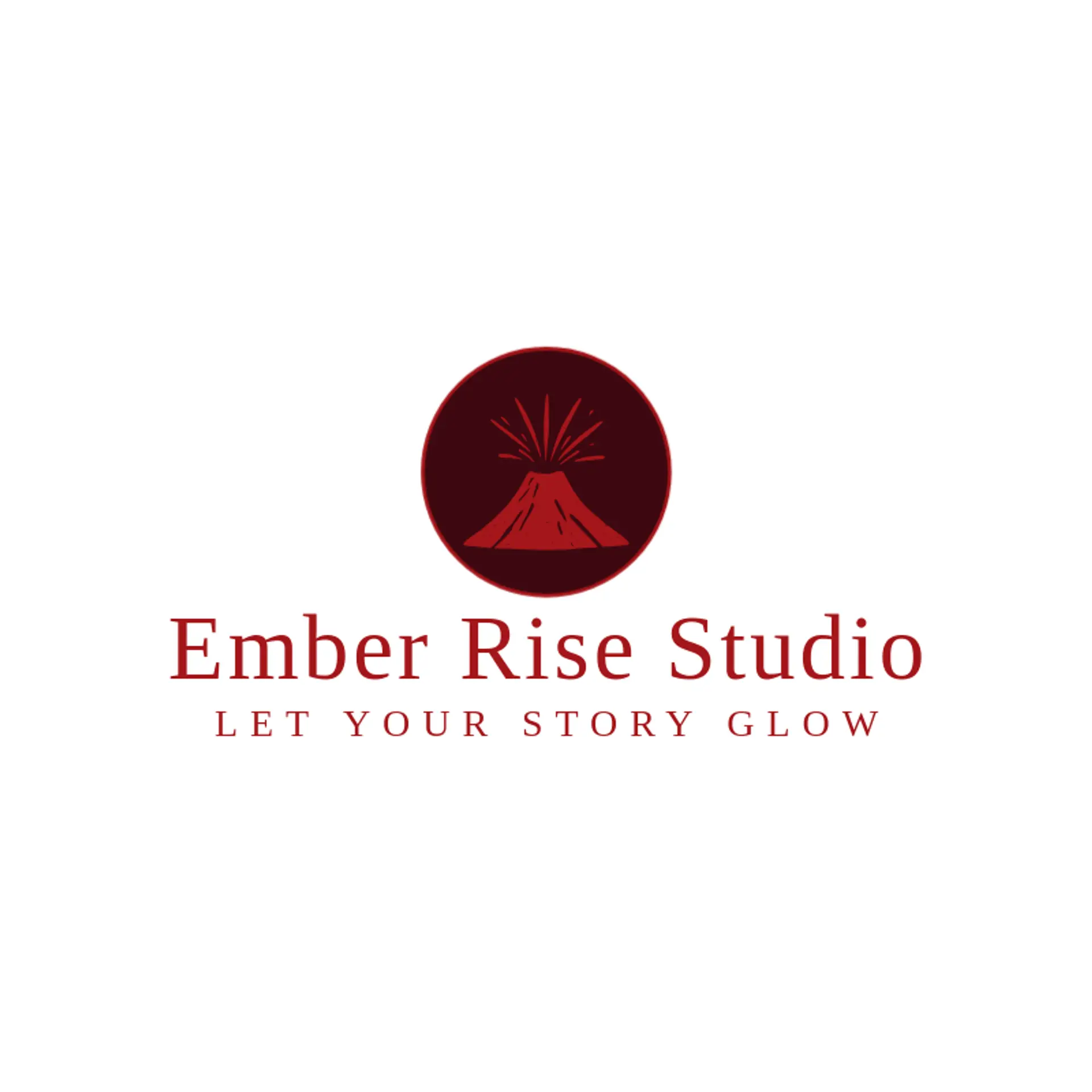 Ember Rise Studio logo for volcano