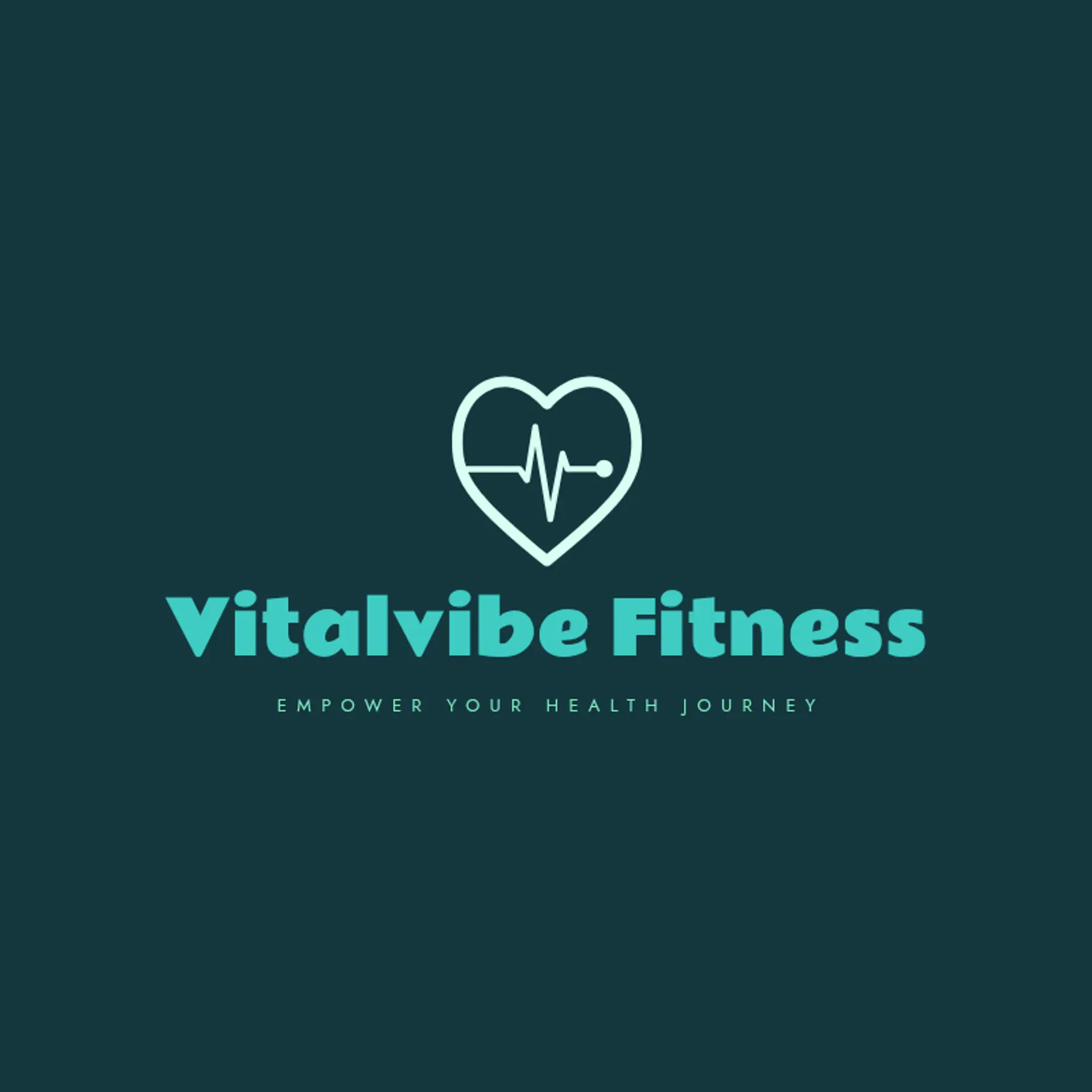 VitalVibe Wellness logo for health and fitness