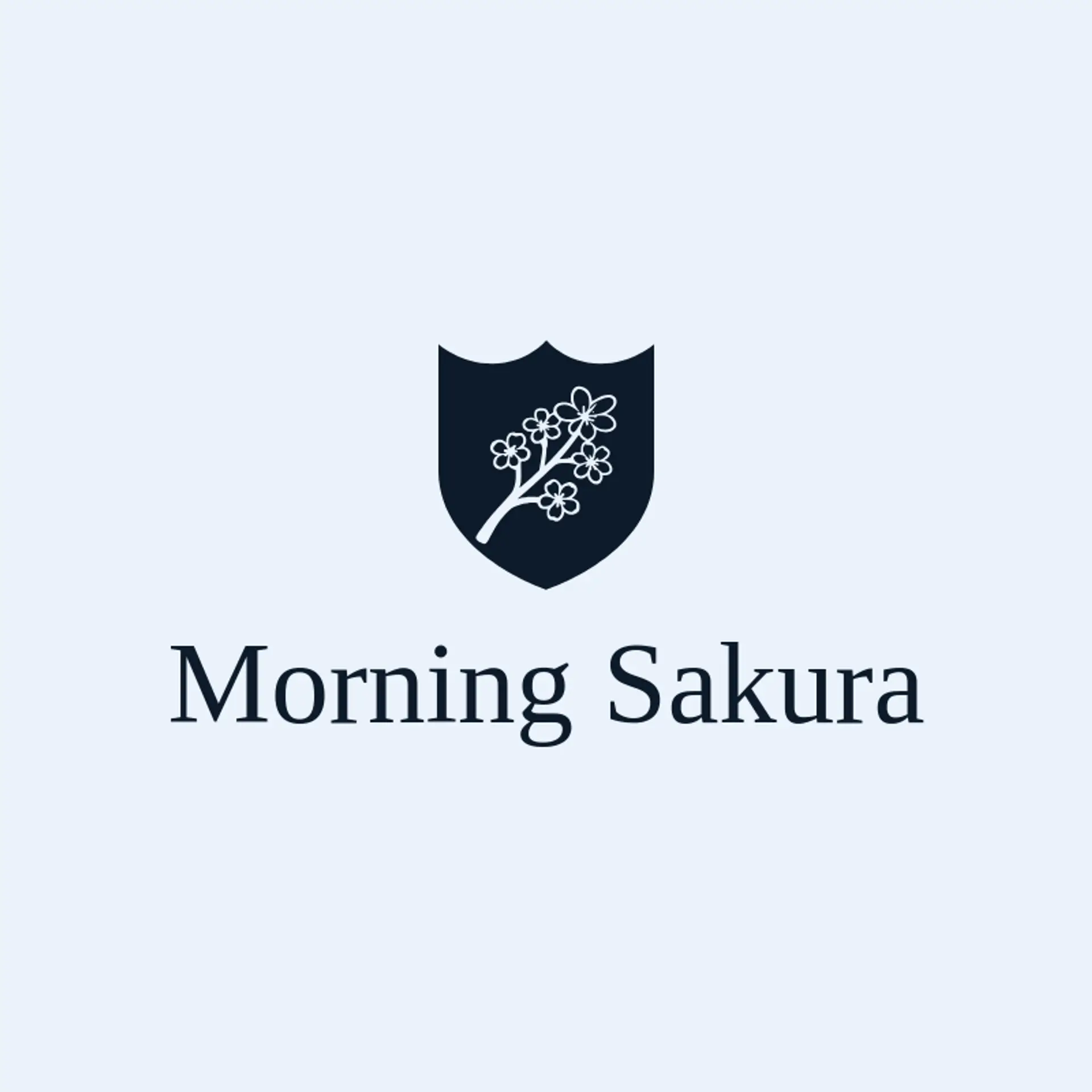 Morning Sakura logo for cherry blossom