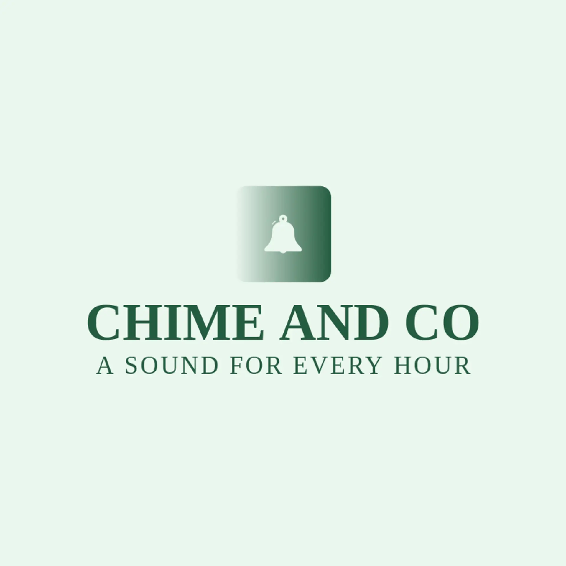 Chime and Co logo for clock