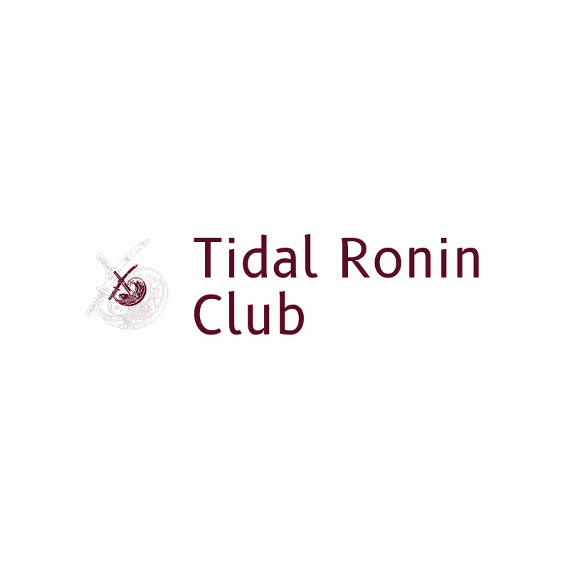 Tidal Ronin Club logo for samurai